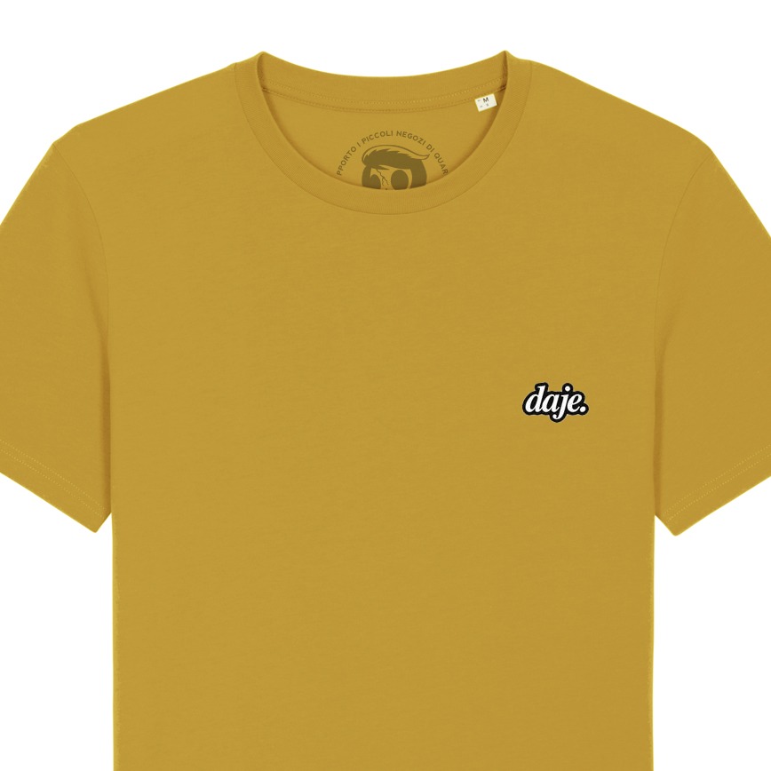 T-Shirt Daje Logo - Mustard