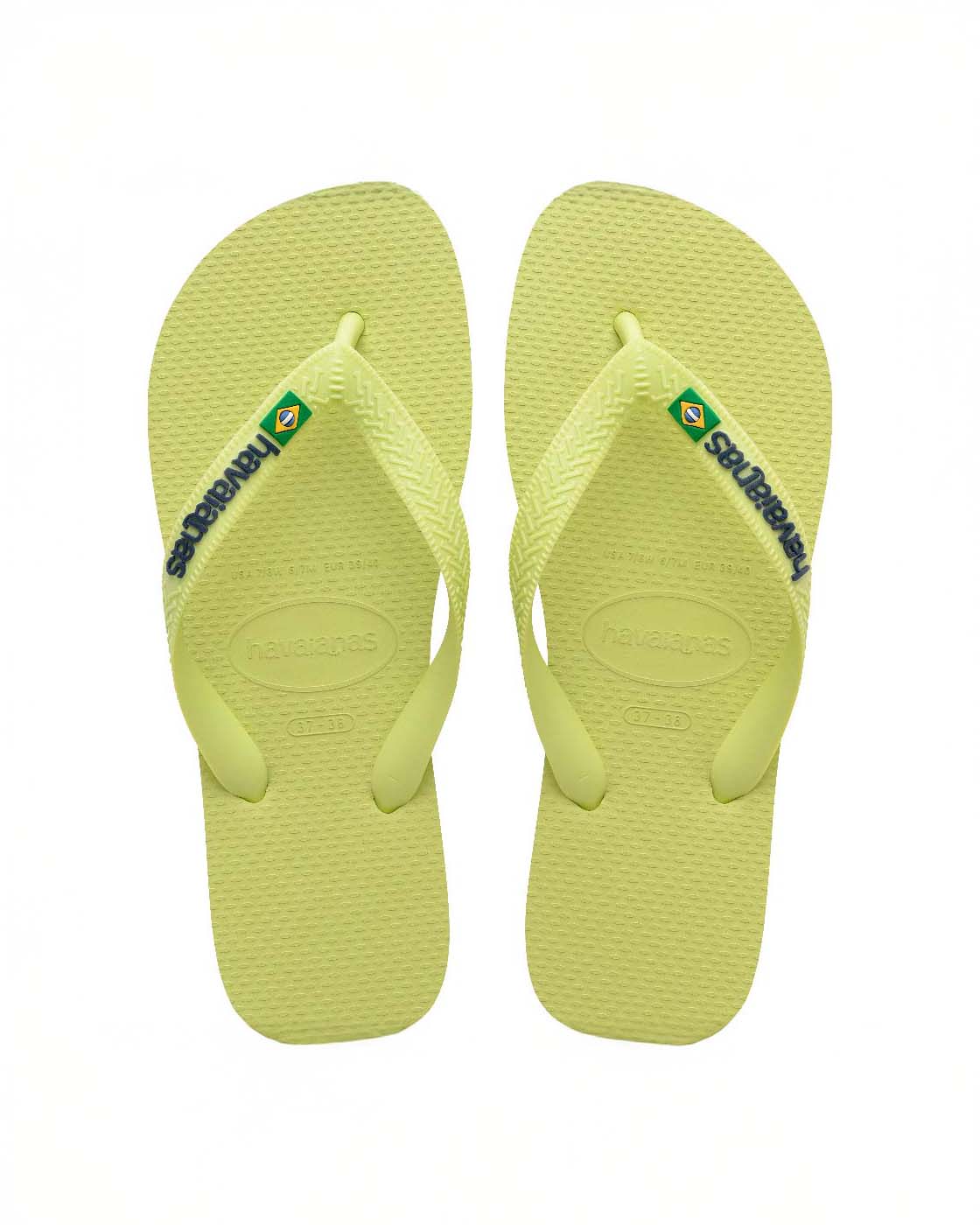 Havaianas Brasil Logo lime