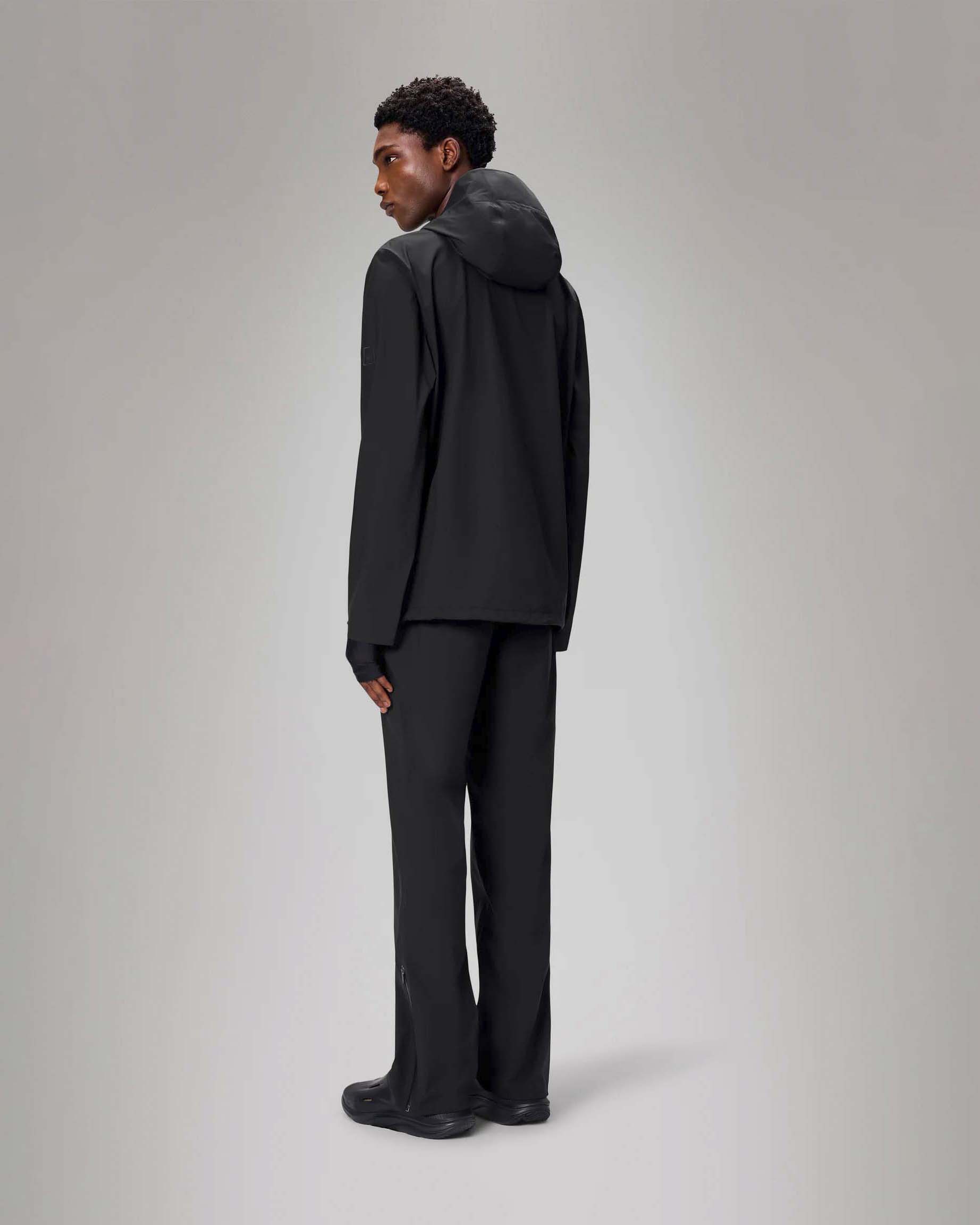 Impermeabile Rains Suva Hardshell Cargo Jacket nero in tessuto tecnico image