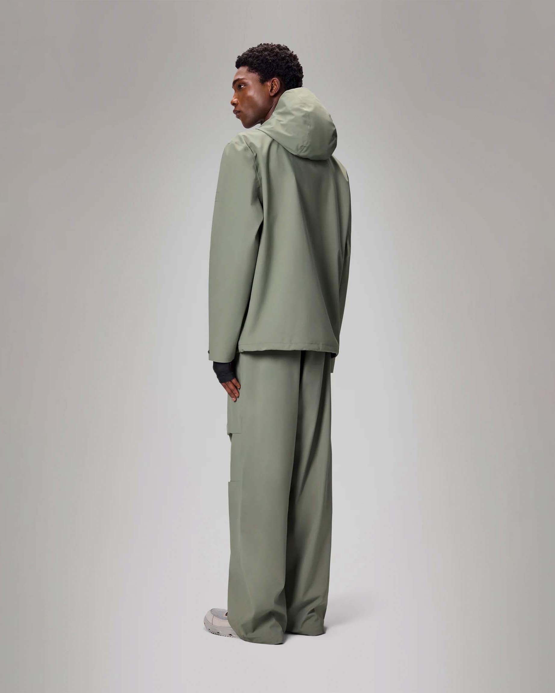 Impermeabile Rains Suva Hardshell Cargo Jacket salvia in tessuto tecnico image