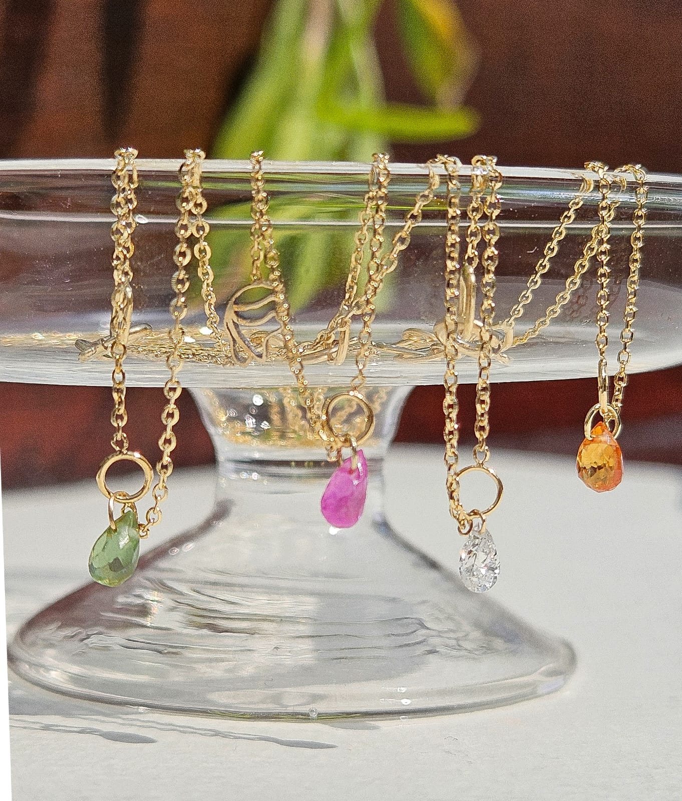 Cavigliera Oro Con Ciondolo Regina Di Picche – Catena Serpente Euro – Sexy Jewels UK