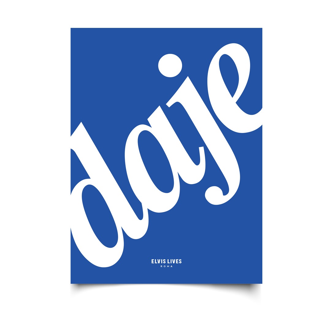 Poster Daje - Blue