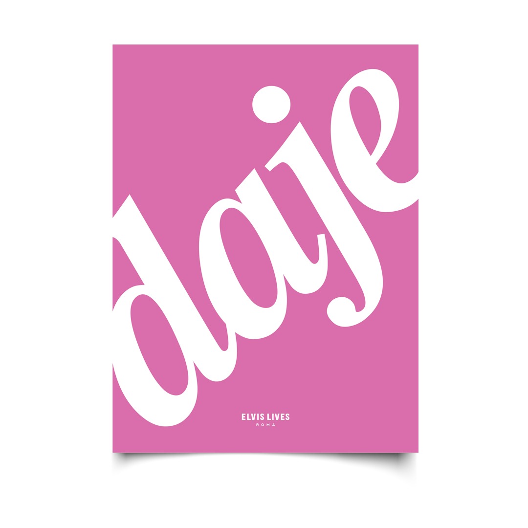 Poster Daje - Pink