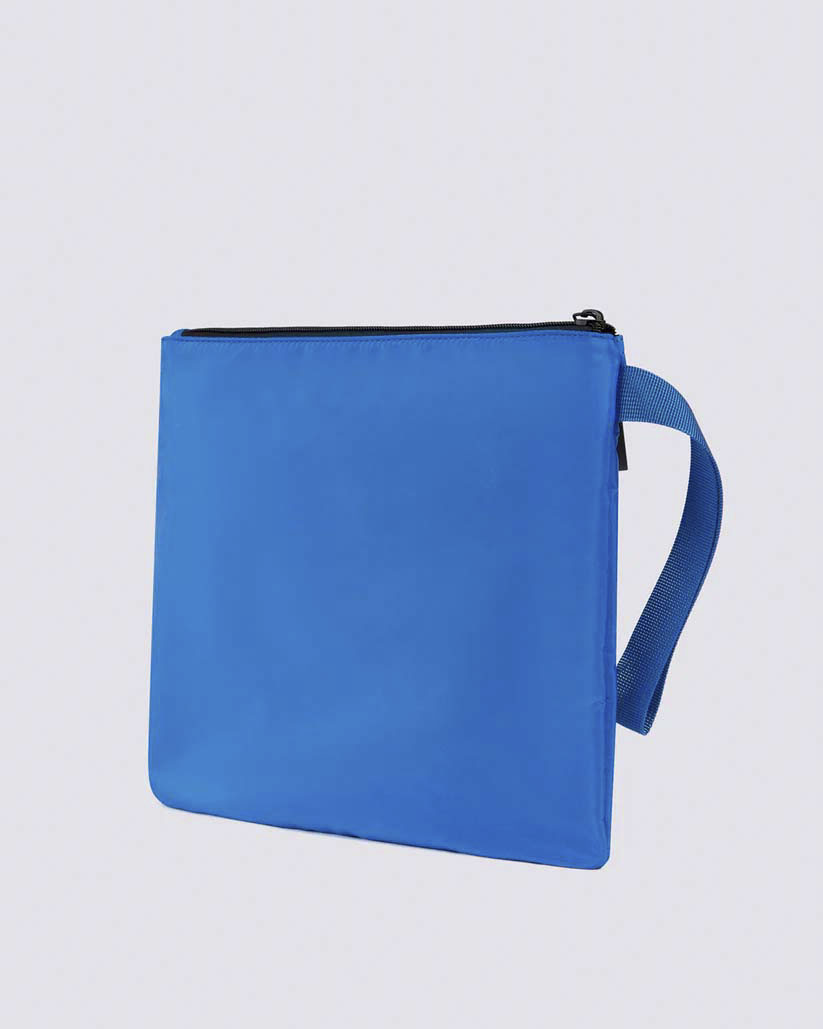 Pochette mare Sundek blu royal in nylon taffetà con fascia arcobaleno image