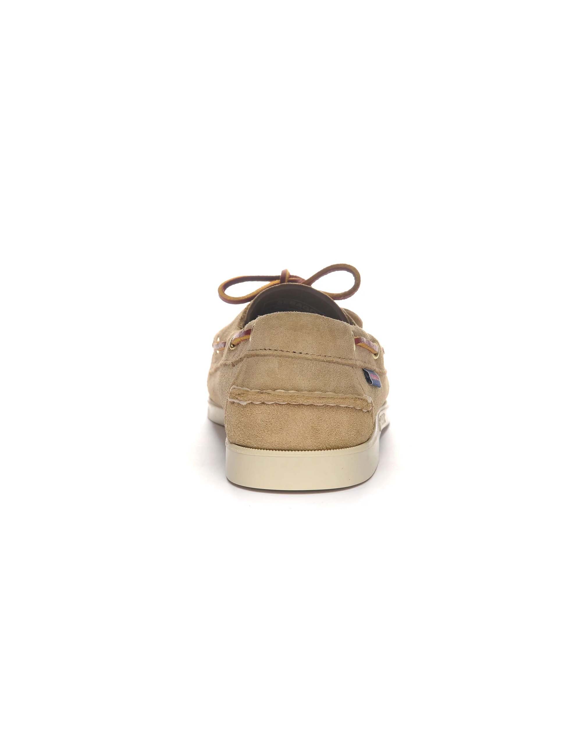 Mocassino da barca Portland Artisan Sebago in pelle scamosciata beige image