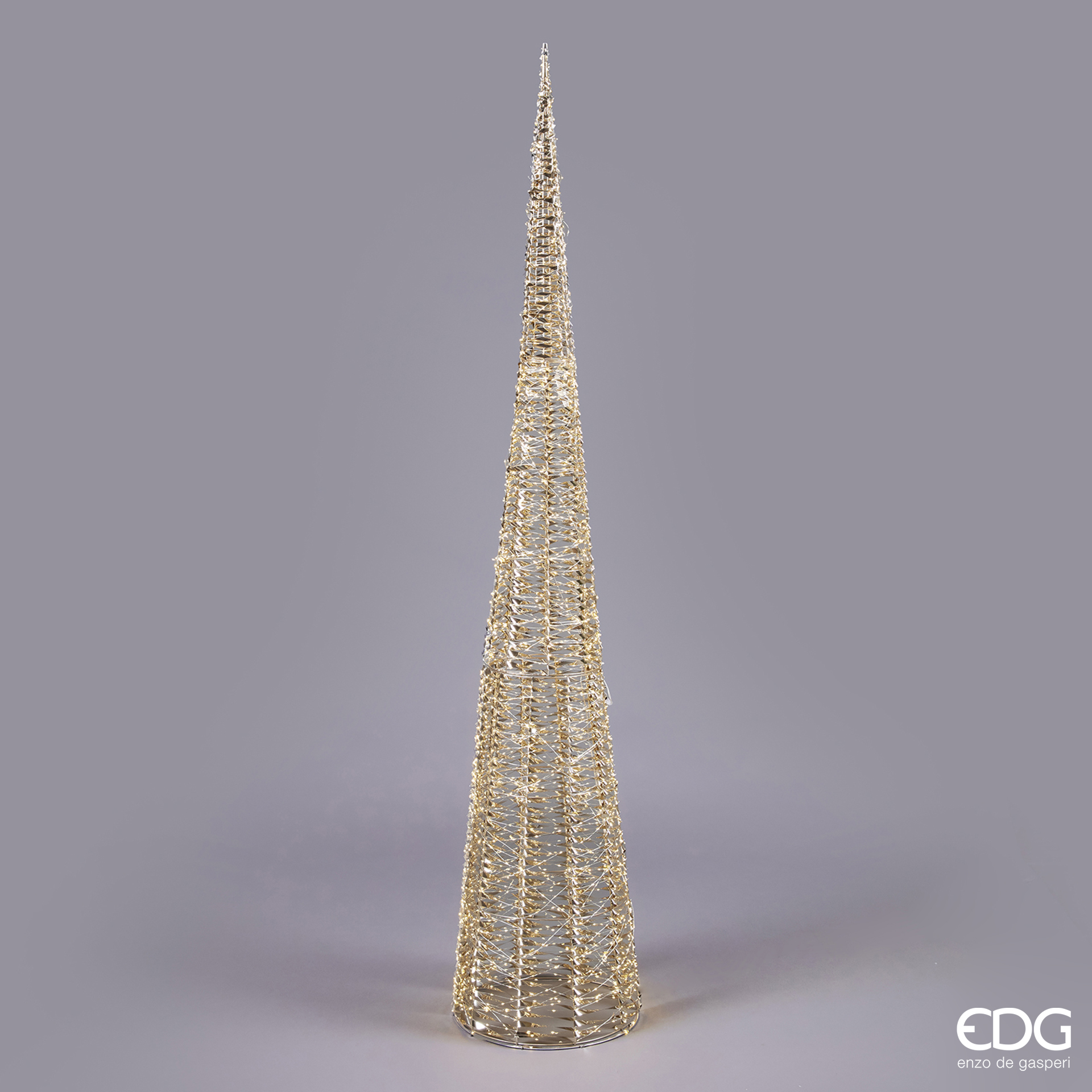 Albero di Natale Led Stripes Cono 3200 Microled IP44  d.45 h.280 Edg