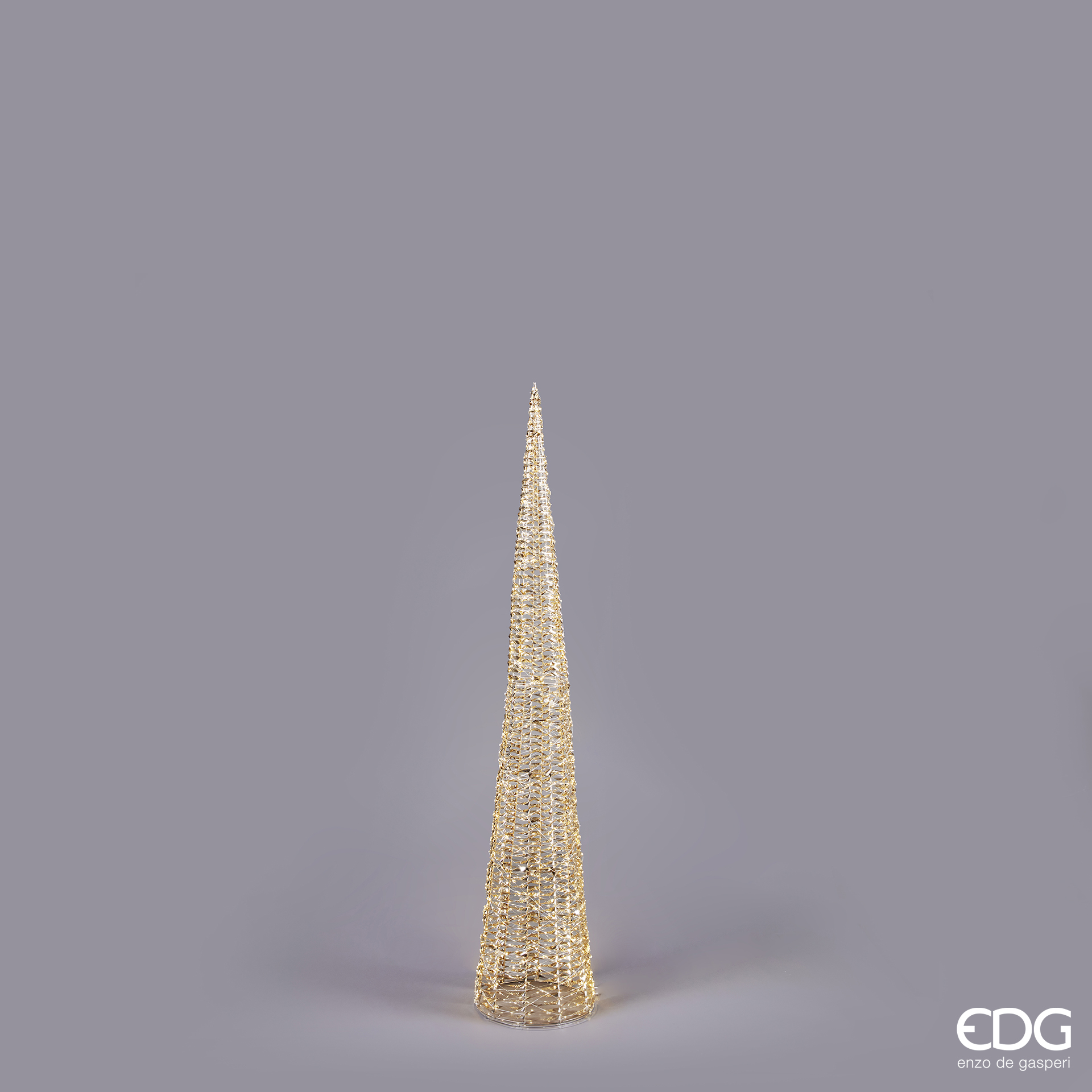 Albero di Natale Led Stripes Cono 1440 Microled IP44  d.34 h.150 Edg