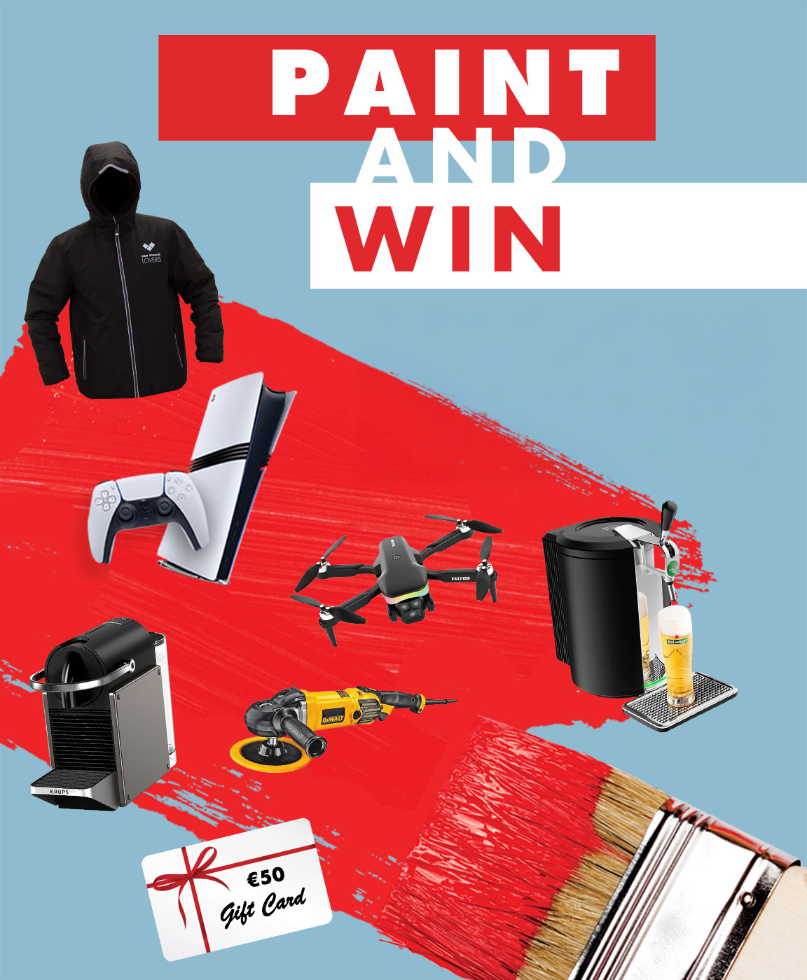 Paint and Win, la nouvelle collection de points