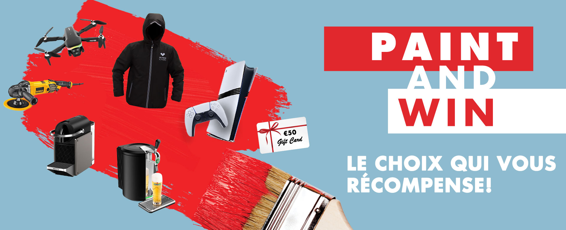 Paint and Win, la nouvelle collection de points