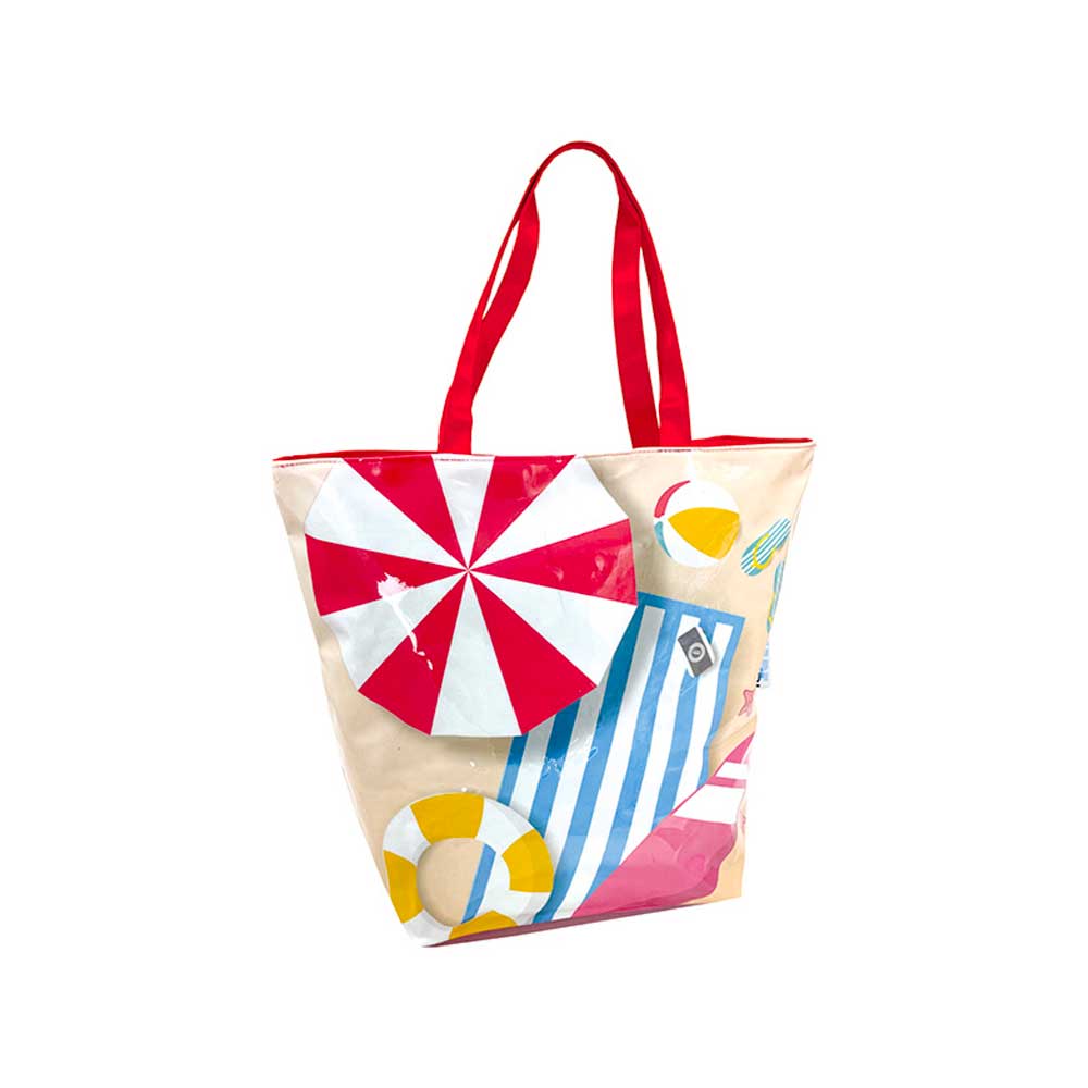 Coveri Collection Borsa Mare Summer Beach In Pvc 54X45X22H Cm