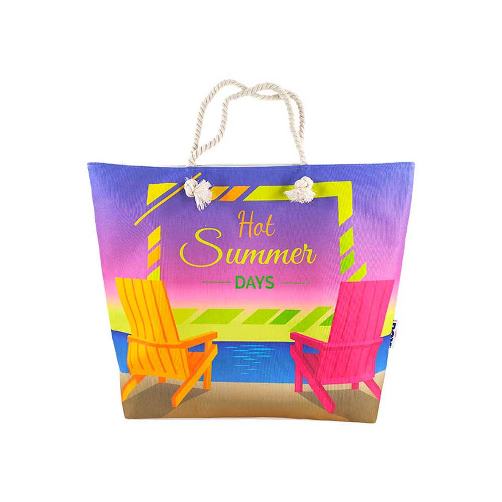 Coveri Collection Borsa Mare Cordata Hot Summer Days 65X17X50H Cm