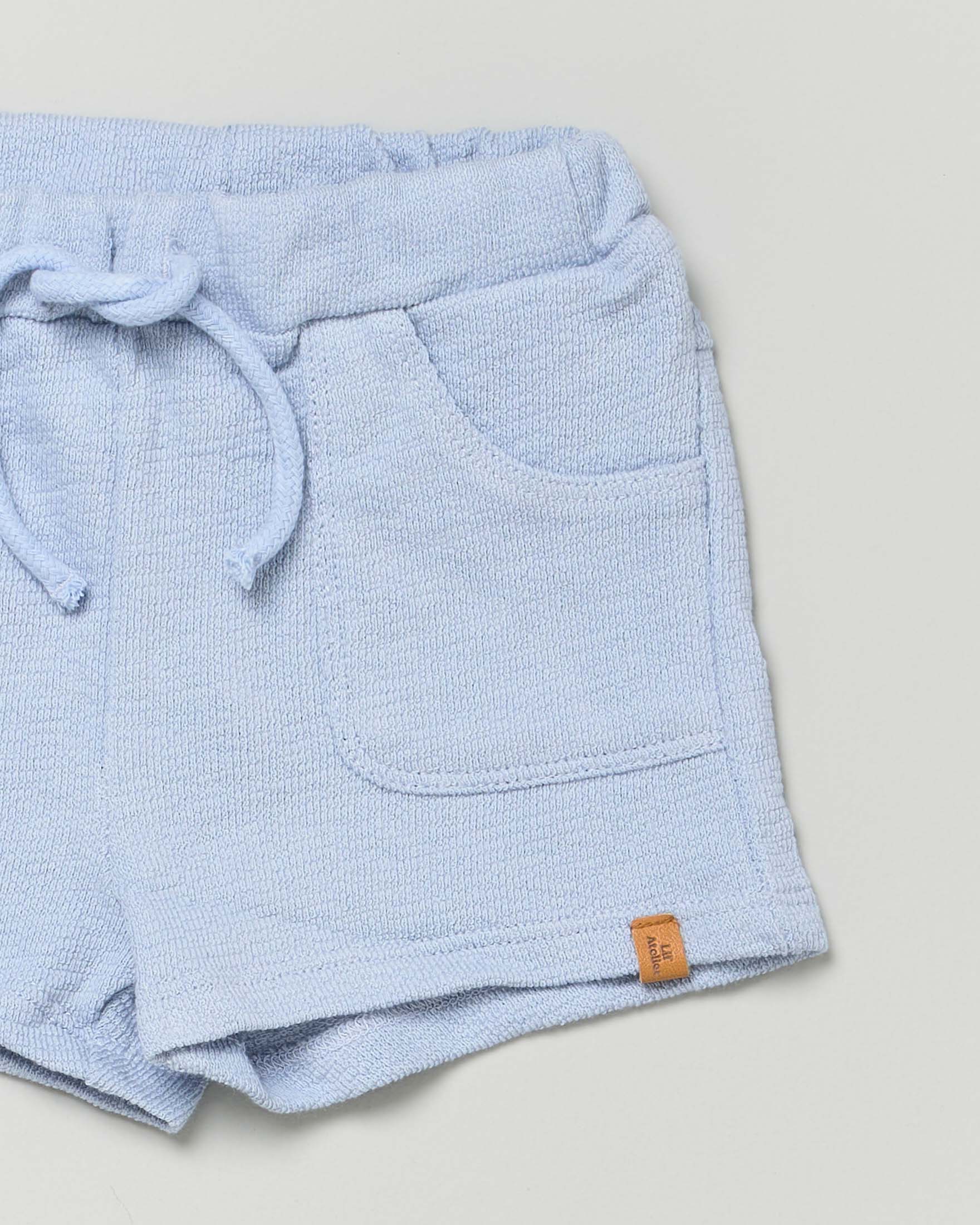 Bermuda Lil'Atelier azzurro in puro cotone image