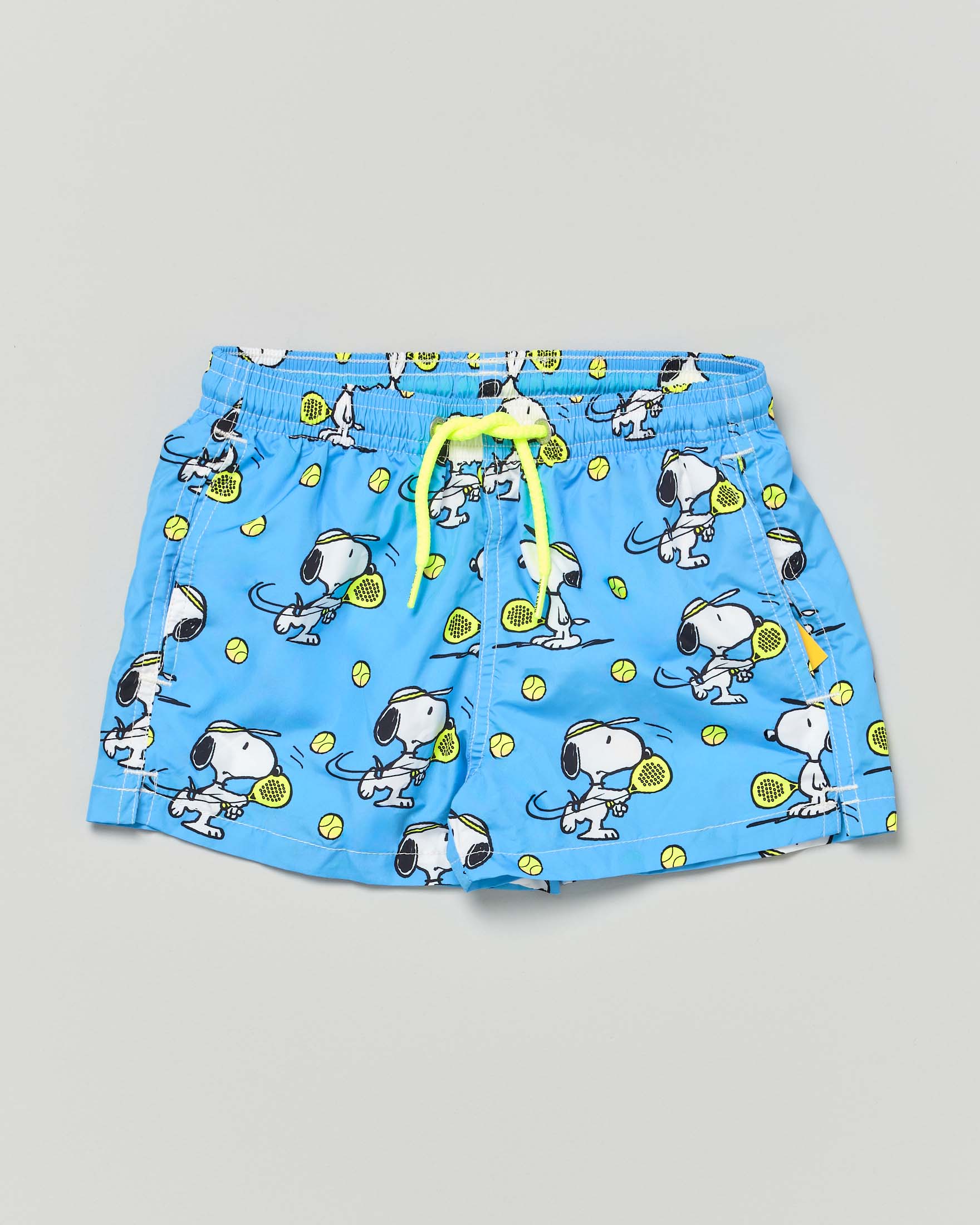 Boxer mare MC2 Saint Barth azzurro con stampa Snoopy padel