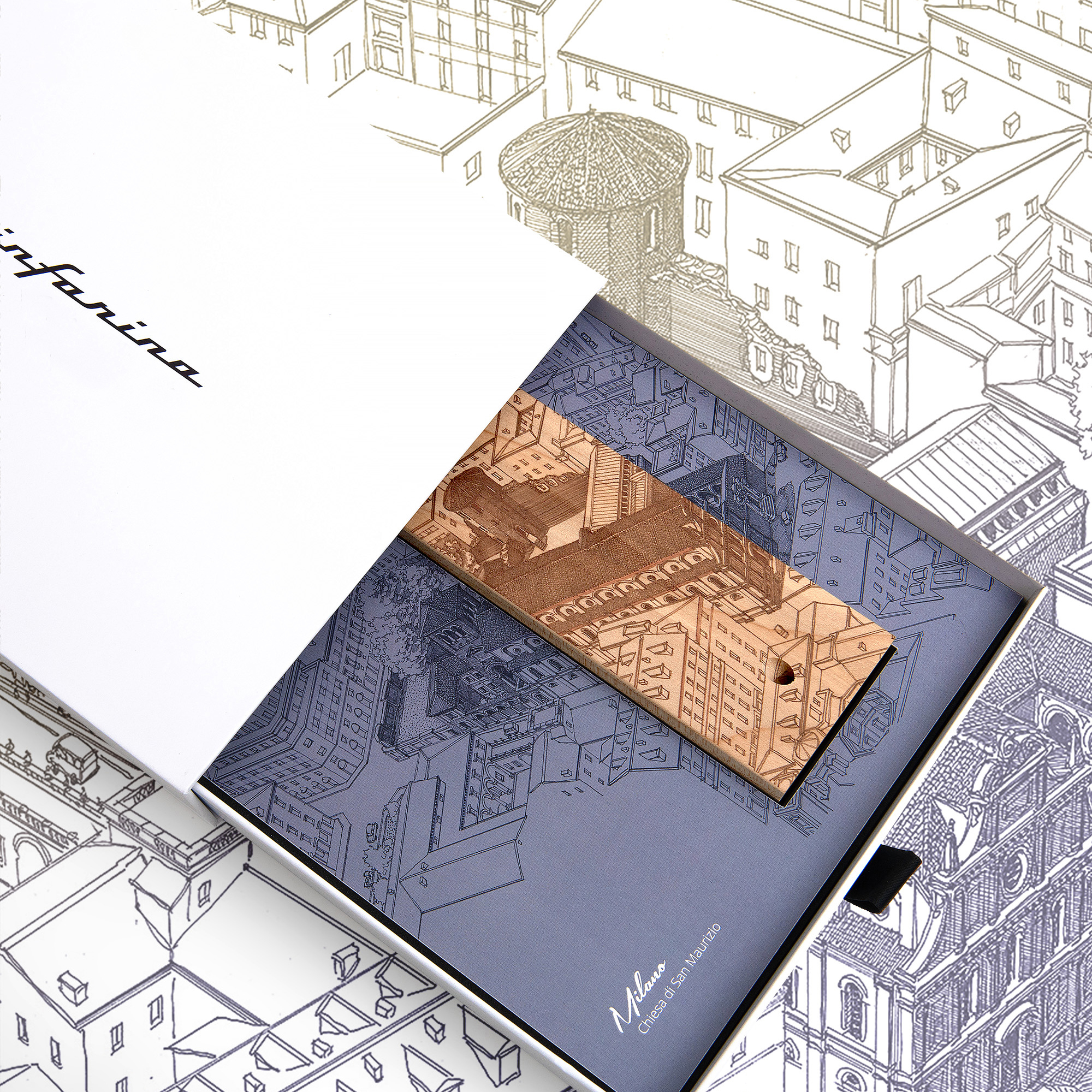 Pininfarina Cambiano Italian Beauty – Stilo con Puntale Ethergraf e Supporto da Scrivania in Legno di Cedro