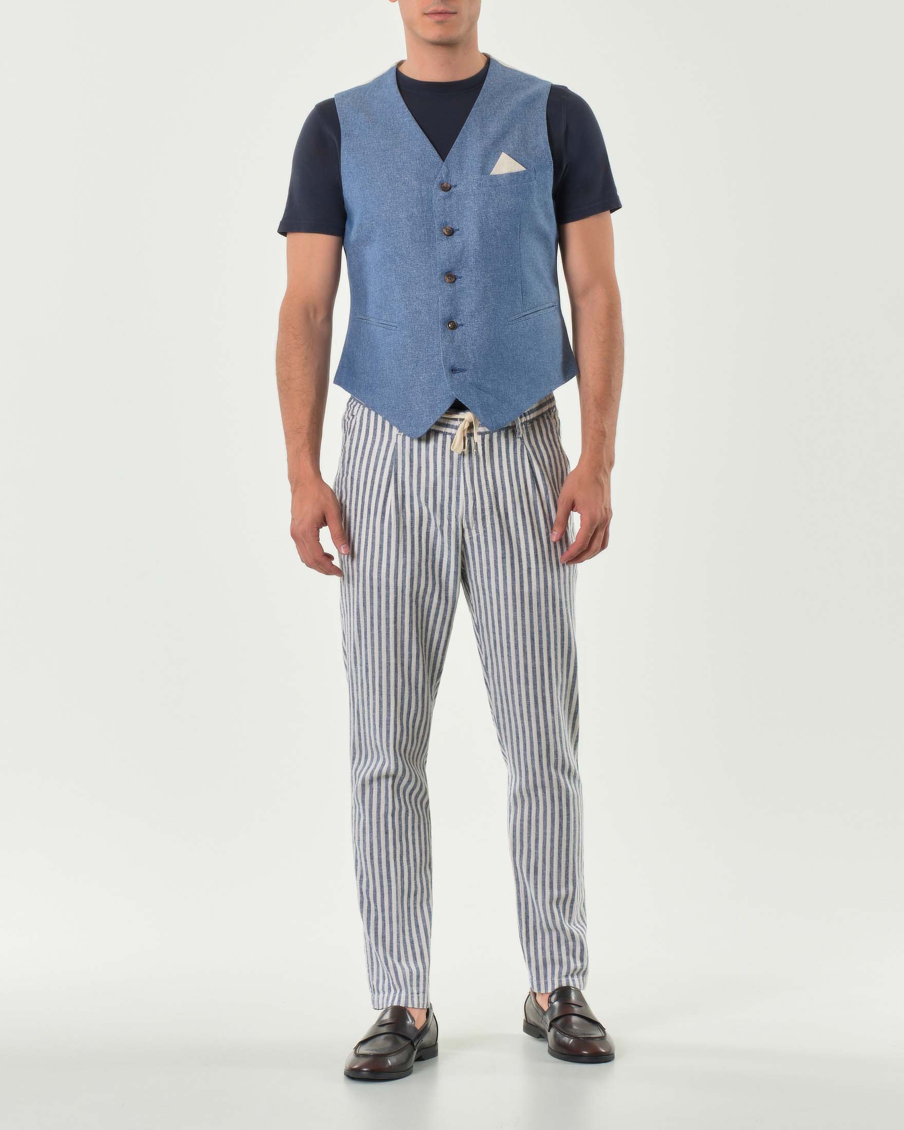 Alcott Gilet In Misto Lino Bianco Elegante E Versatile