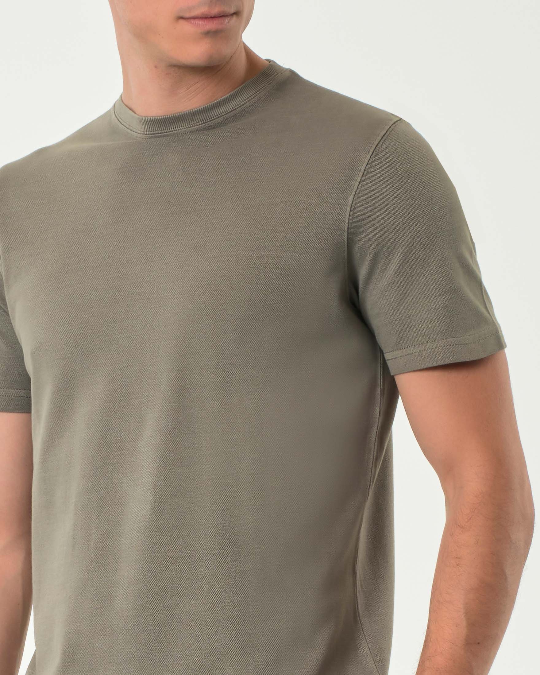 T-shirt mezza manica Impure fango in micro piquet di cotone stretch image