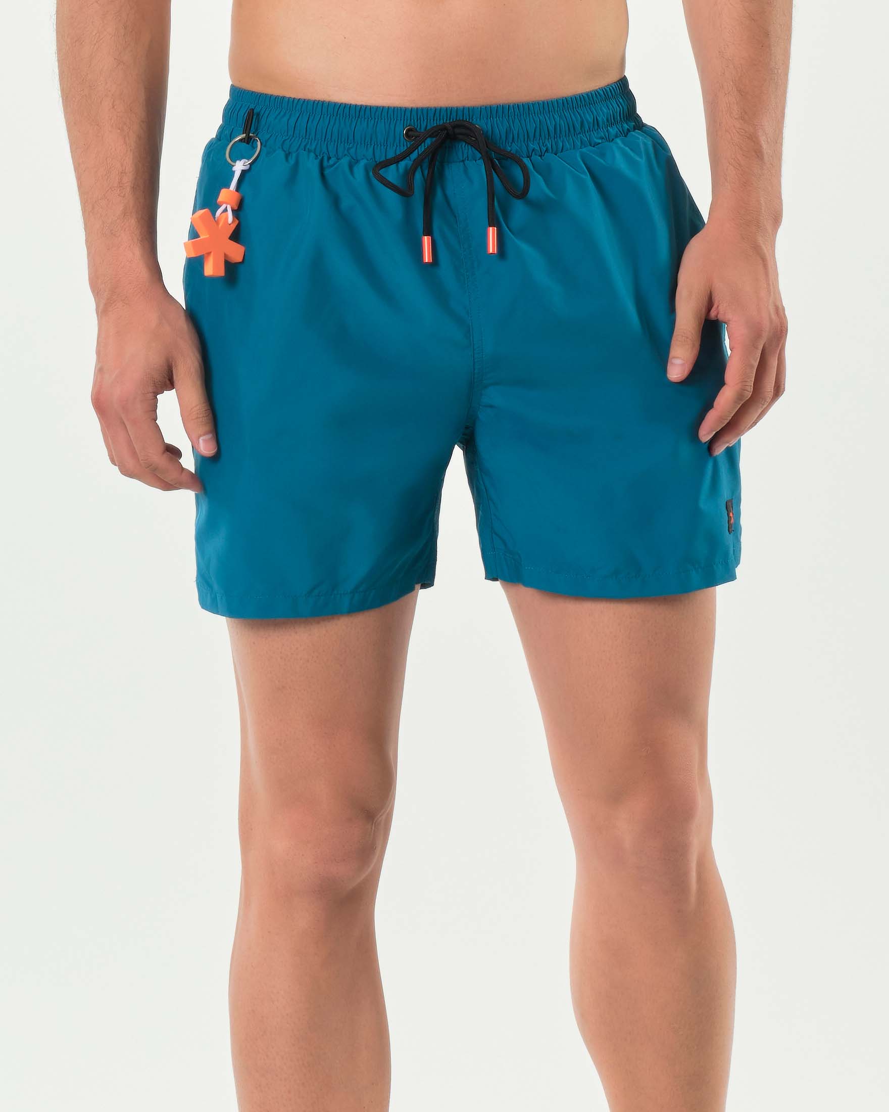 Boxer mare My Stuff ottanio tinta unita con taschino sul retro