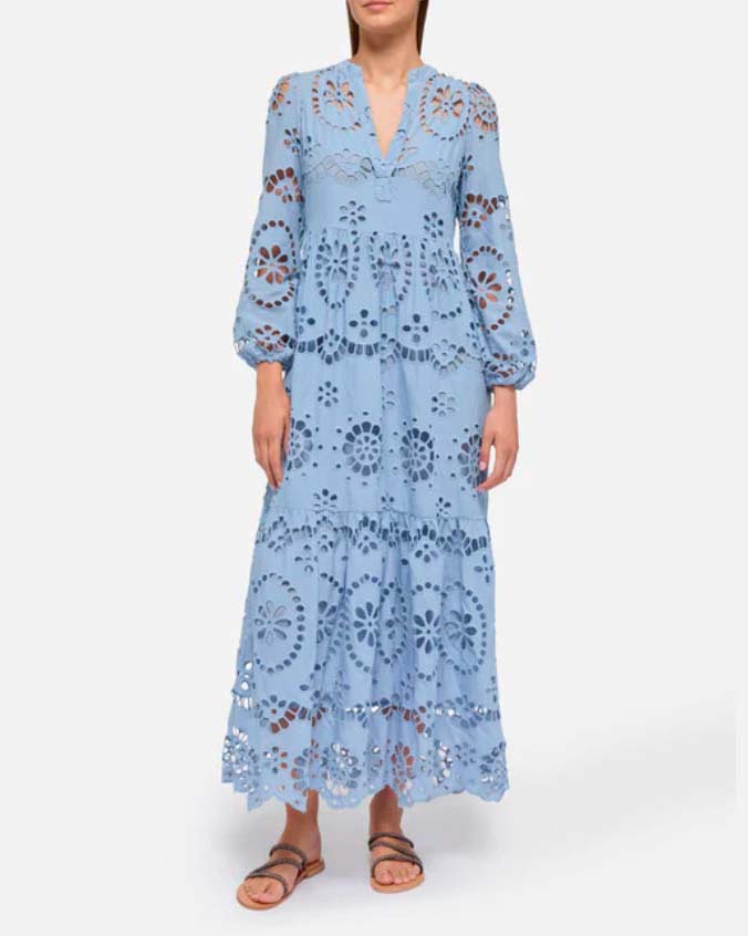 Vestito Chemisier Vestito Lungo Sangallo Vestito Chemisier Abiti