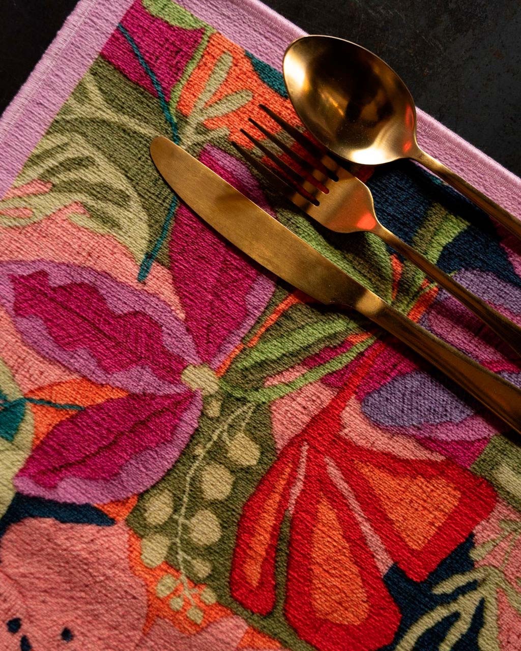 Tovagliette americane Kiriku con stampa floreale multicolor