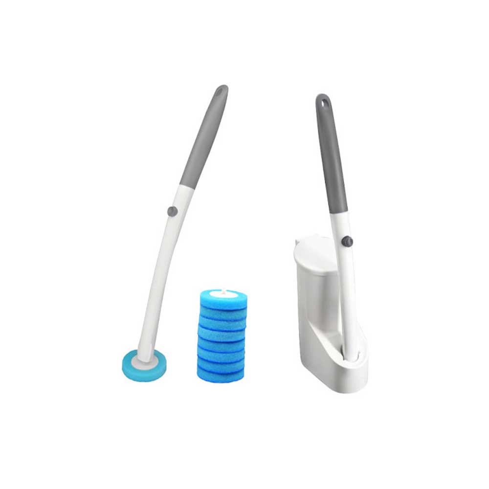 Irge Casapiù Scopino Con Spugne Usa E Getta Colore Bianco