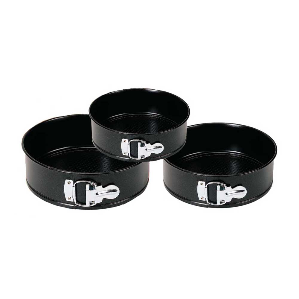 Borella Tre Stampi Per Dolci Beta 1 Fondo Con Cerniera Diametro 18/20/22 Cm