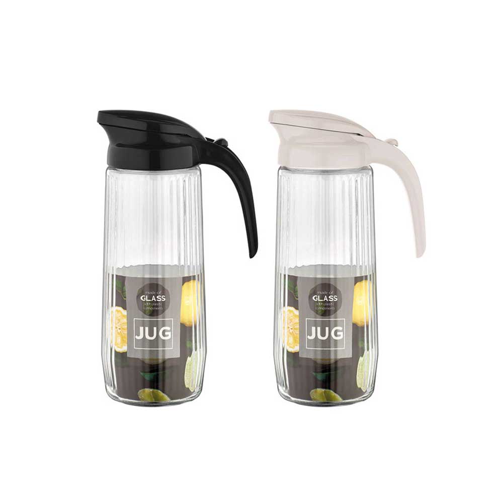 Borella Caraffa Beluga In Vetro Colori Assortiti 1,5 Lt