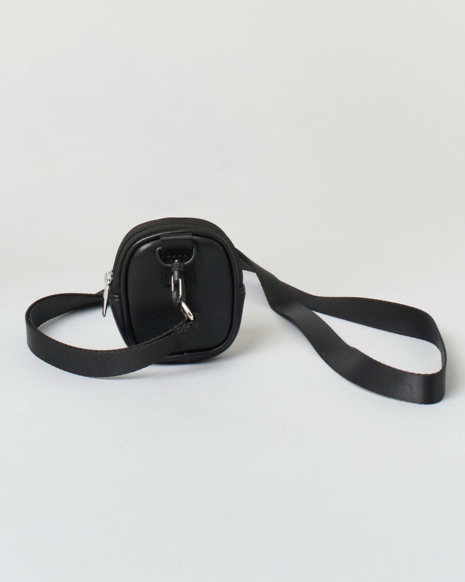 Mini borsetta porta auricolari Armani Exchange nera