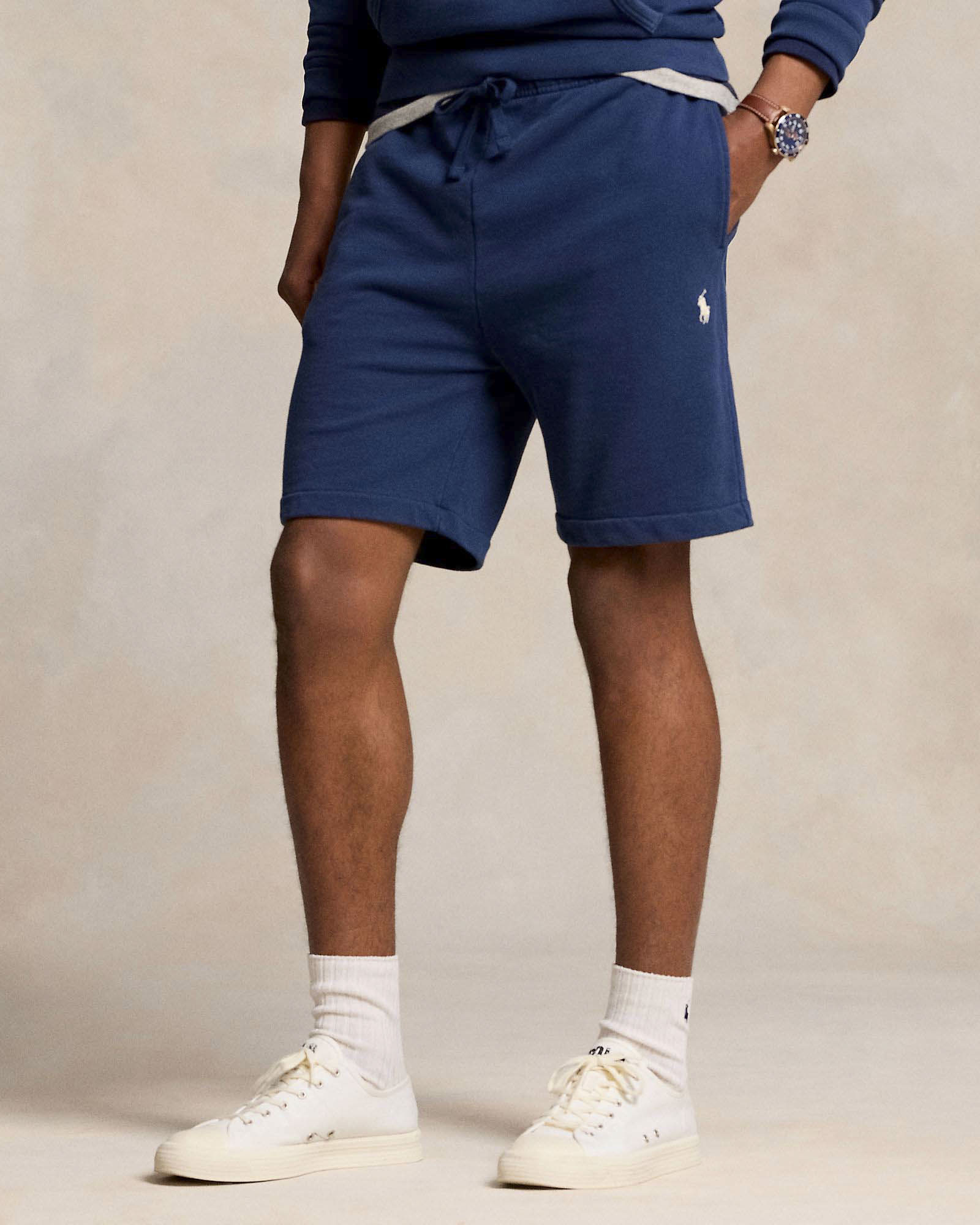 Bermuda Polo Ralph Lauren blu in felpa di cotone image