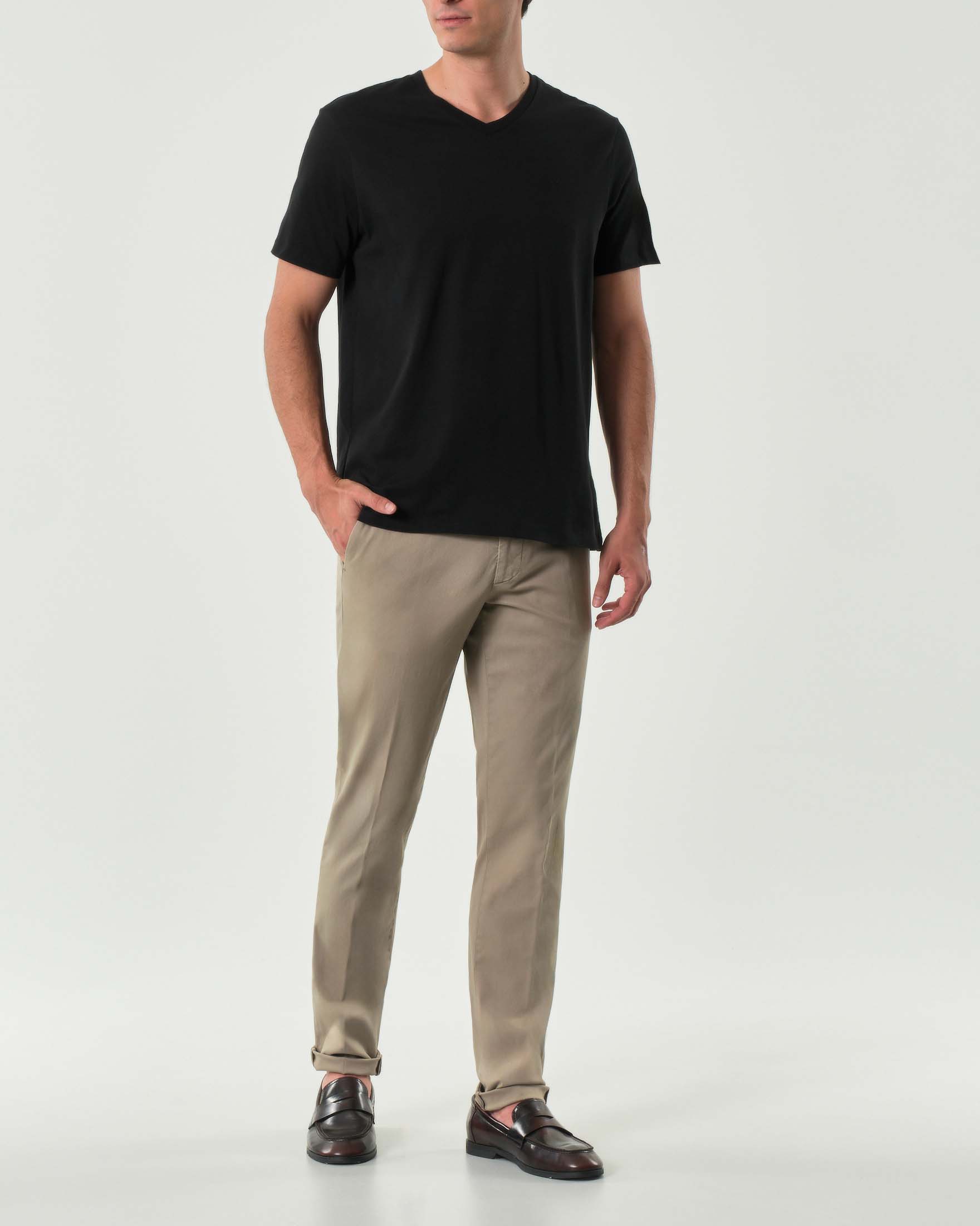 Pantaloni Michael Coal chino Brad fango in micro armatura di cotone stretch