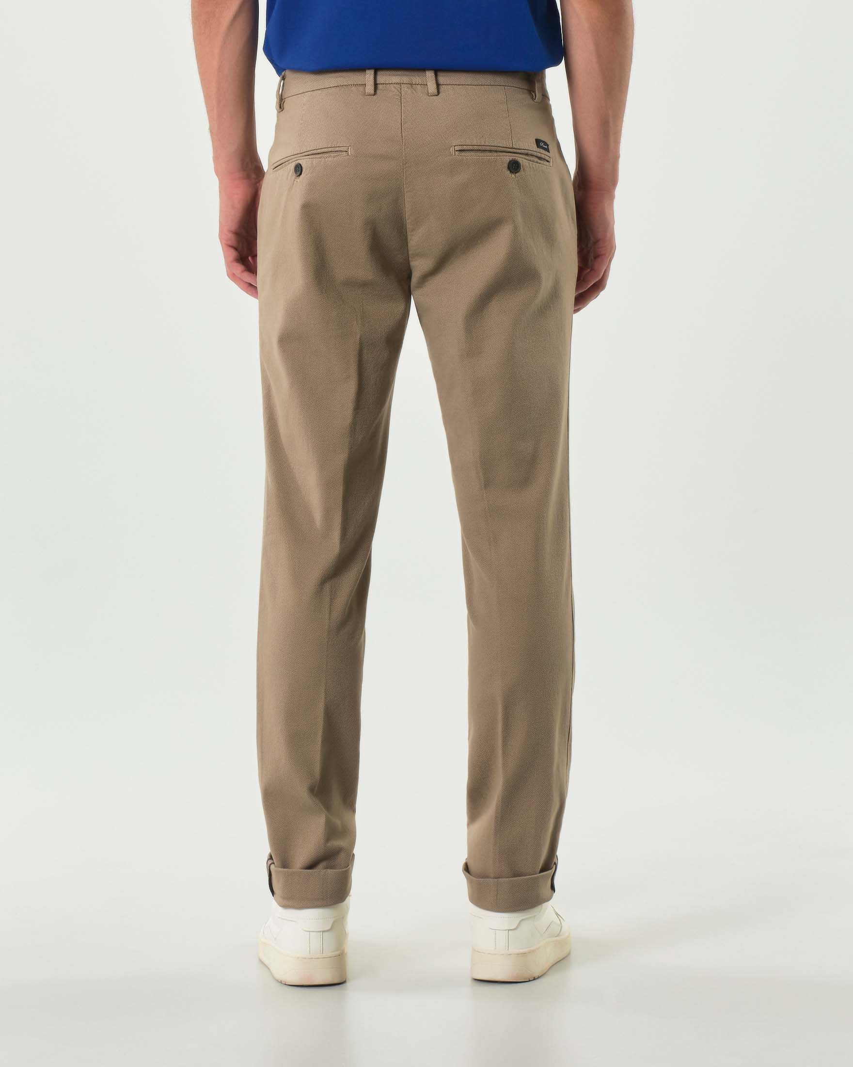Pantalone Powell chino Levanto fango in cotone stretch micro armatura