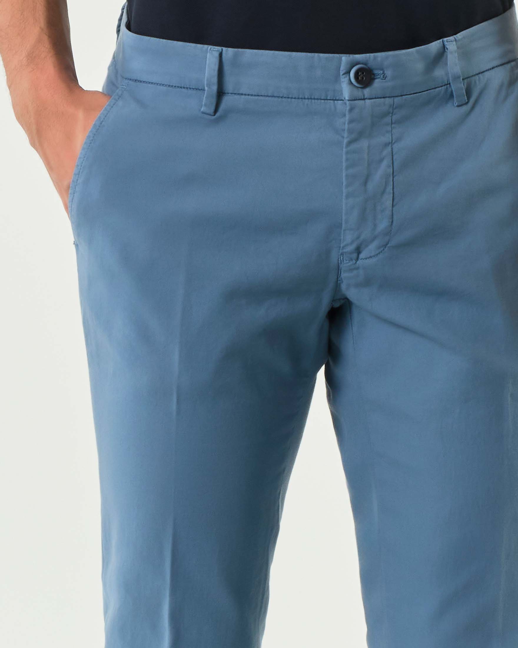 Pantalone Powell chino Levanto avio in canvas di cotone stretch