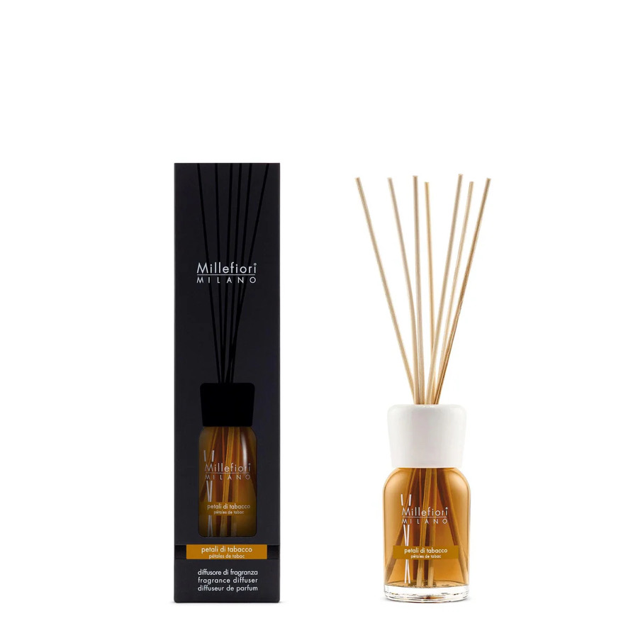 Diffusore di Fragranza a Stick 250 ml. Petali di Tabacco Millefiori Milano
