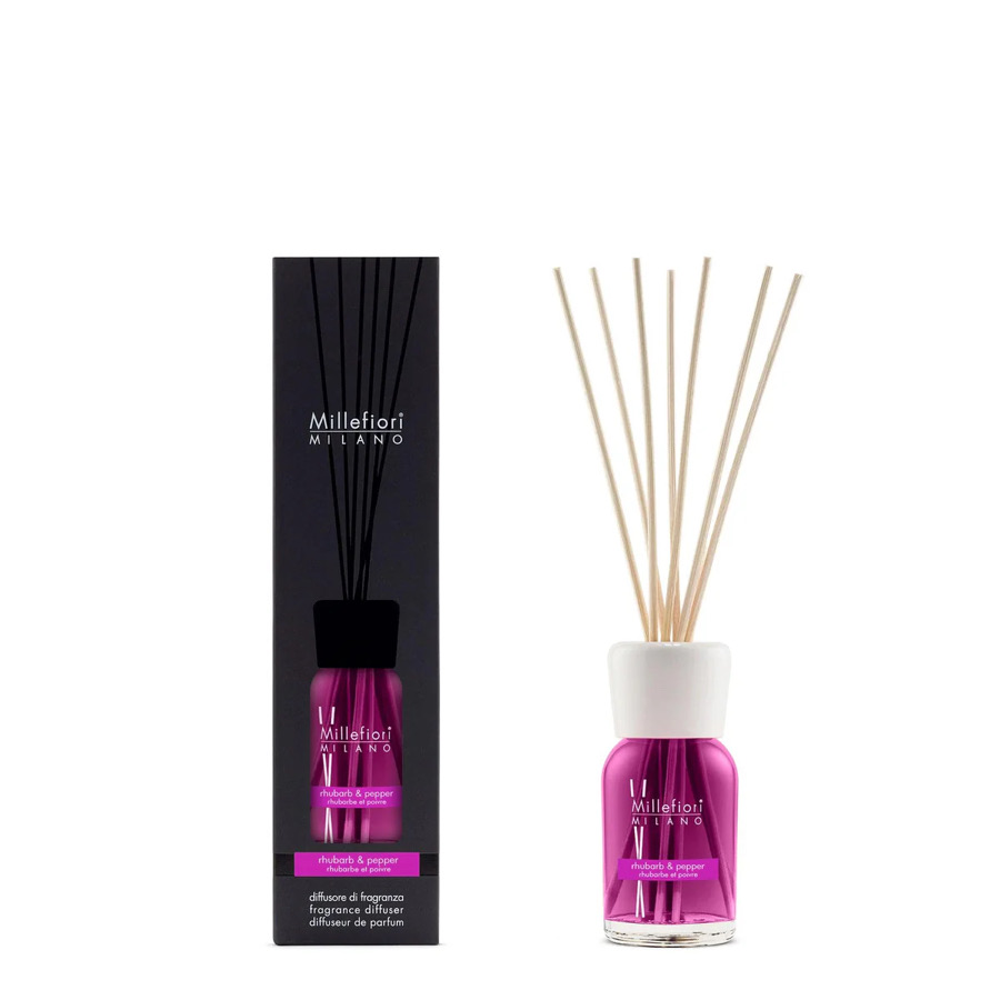 Diffusore di Fragranza a Stick 250 ml. Rhubarb & Pepper Millefiori Milano