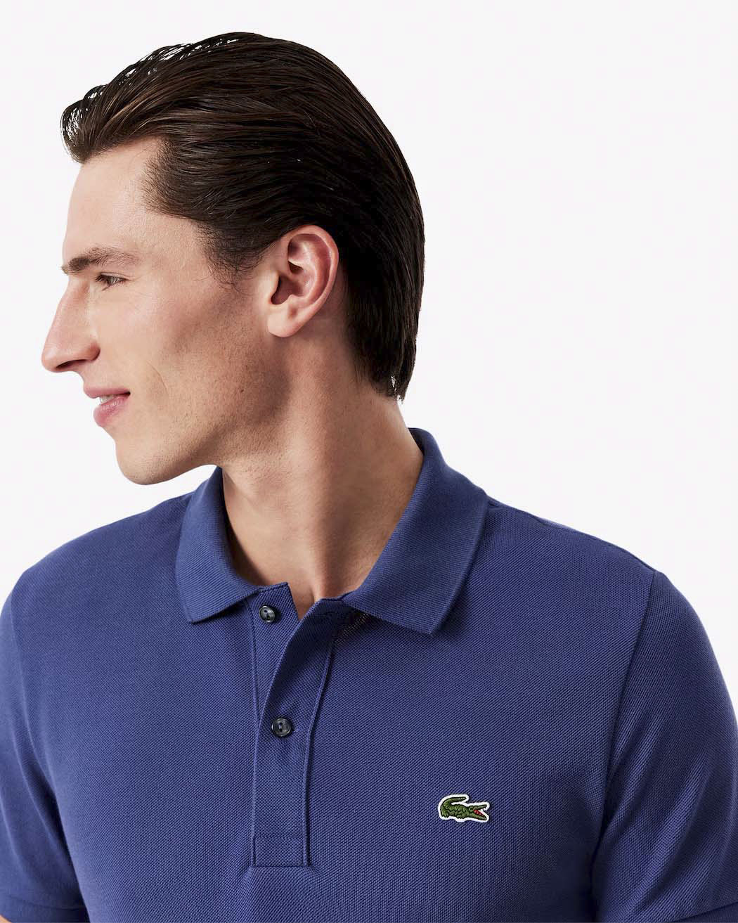 Polo Lacoste viola slim fit PH4012 in petit piqué