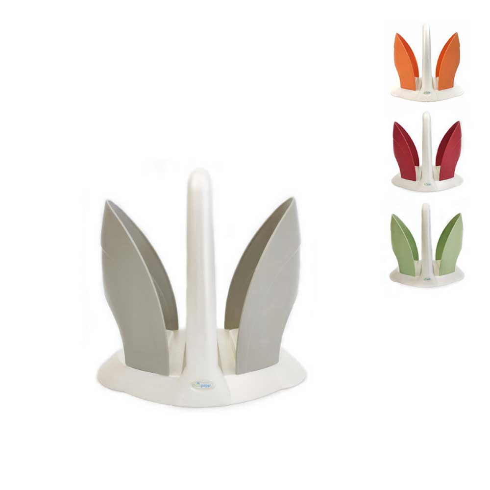 Ecoplast Porta Bicchieri Tulipano In Plastica 22,3x12,5x20H Cm Colori Assortiti