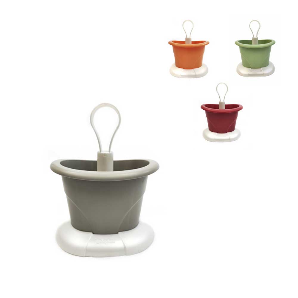 Ecoplast Scolaposate Tulipano In Plastica 16,5x12,5x20H Cm Colori Assortiti