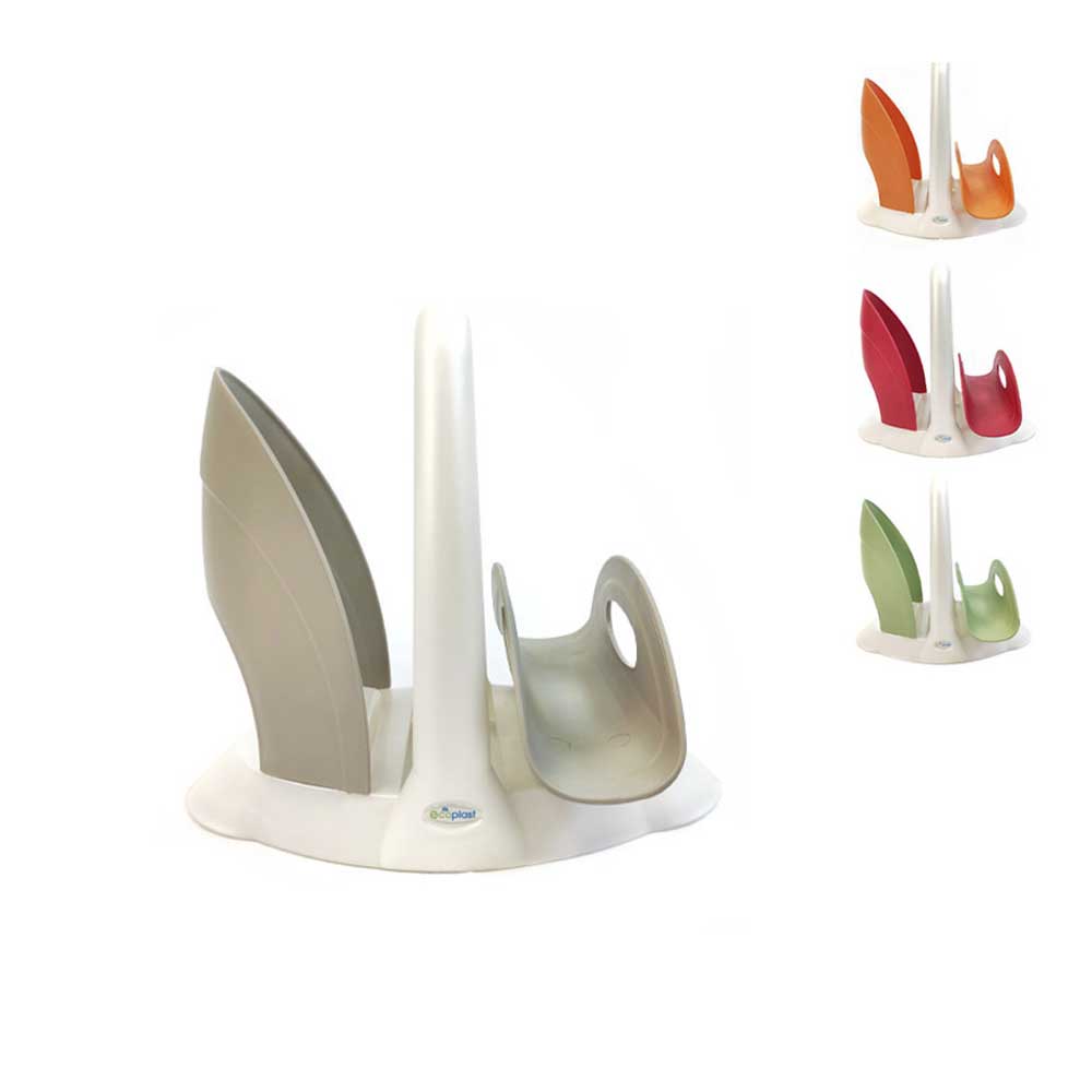 Ecoplast Porta Tovaglioli E Bicchieri Combi Tulipano In Plastica 22,3x12,5x20H Cm Colori Assortiti