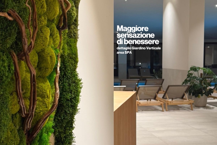 Ampio Giardino Verticale per SPA
