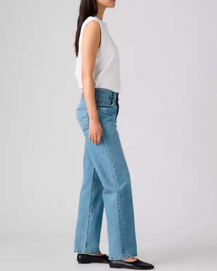 Jeans Levi's® 501 in cotone blu super stone washed a vita media image