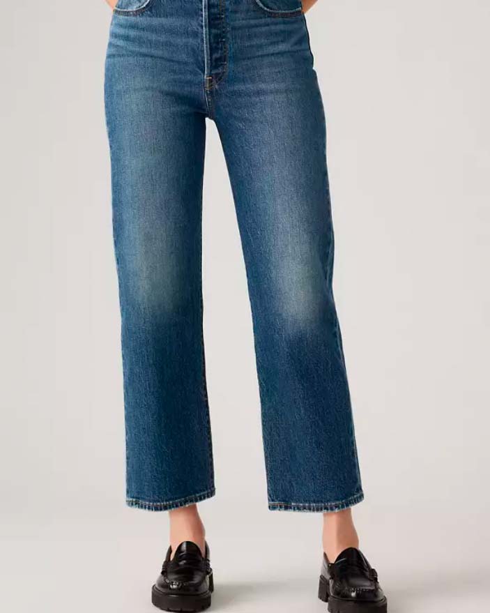 Jeans Levi's® Ribcage blu stone washed in cotone stretch image