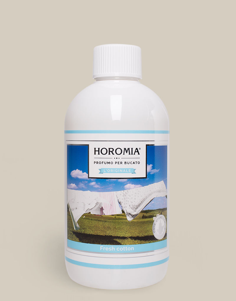 Essenza Profumata per Bucato 500ml. Fresh Cotton Horomia