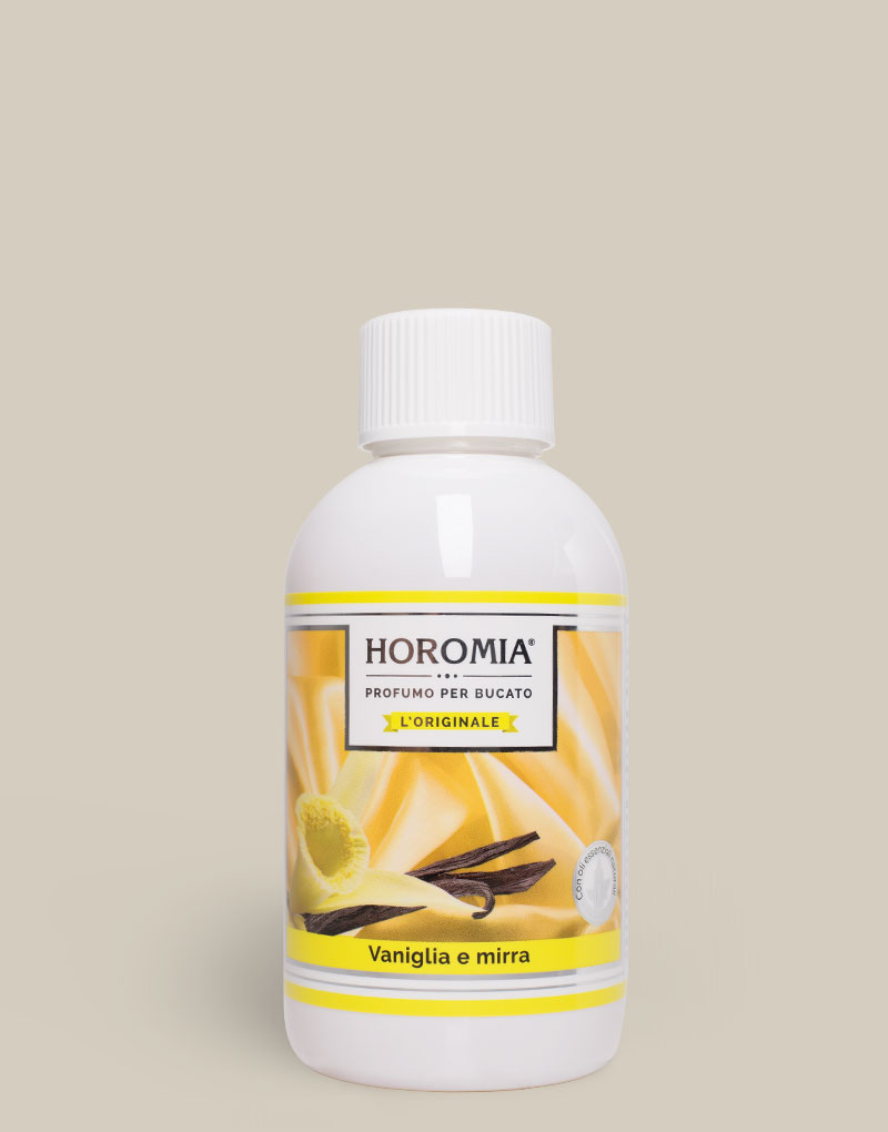 Essenza Profumata per Bucato 250ml. Vaniglia e Mirra Horomia
