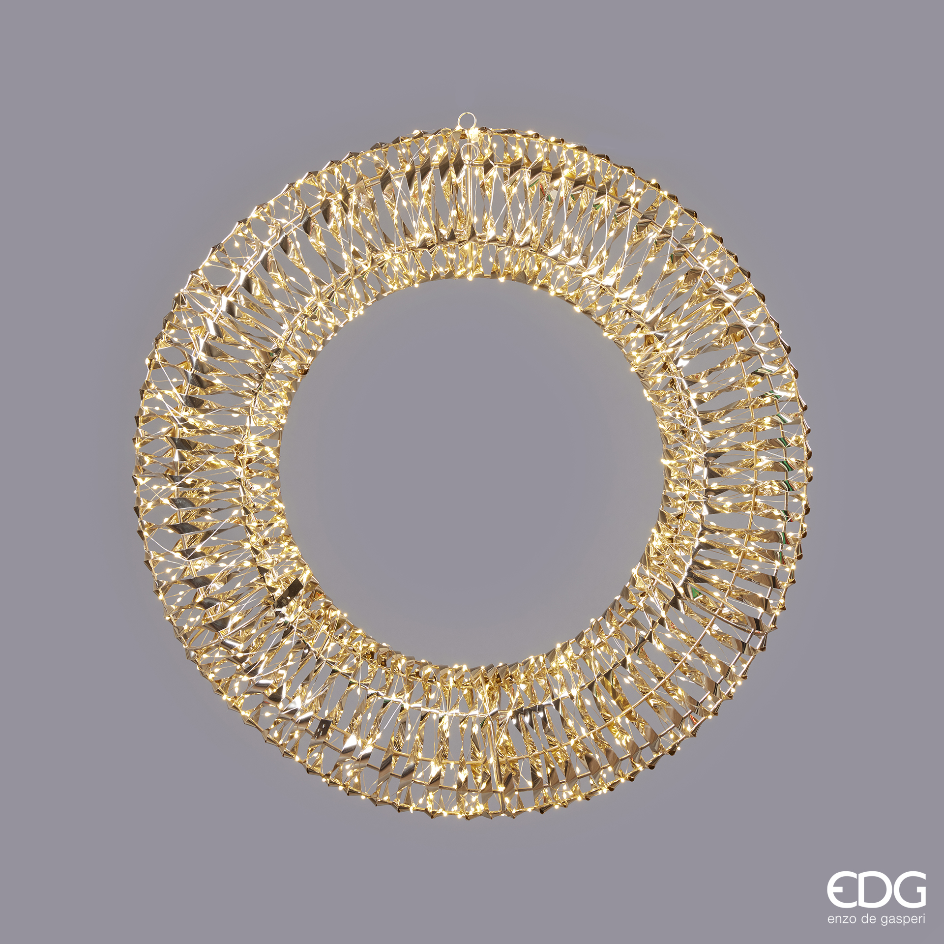 Corona di Natale Stripes 720 Microled IP44  d.60 Edg