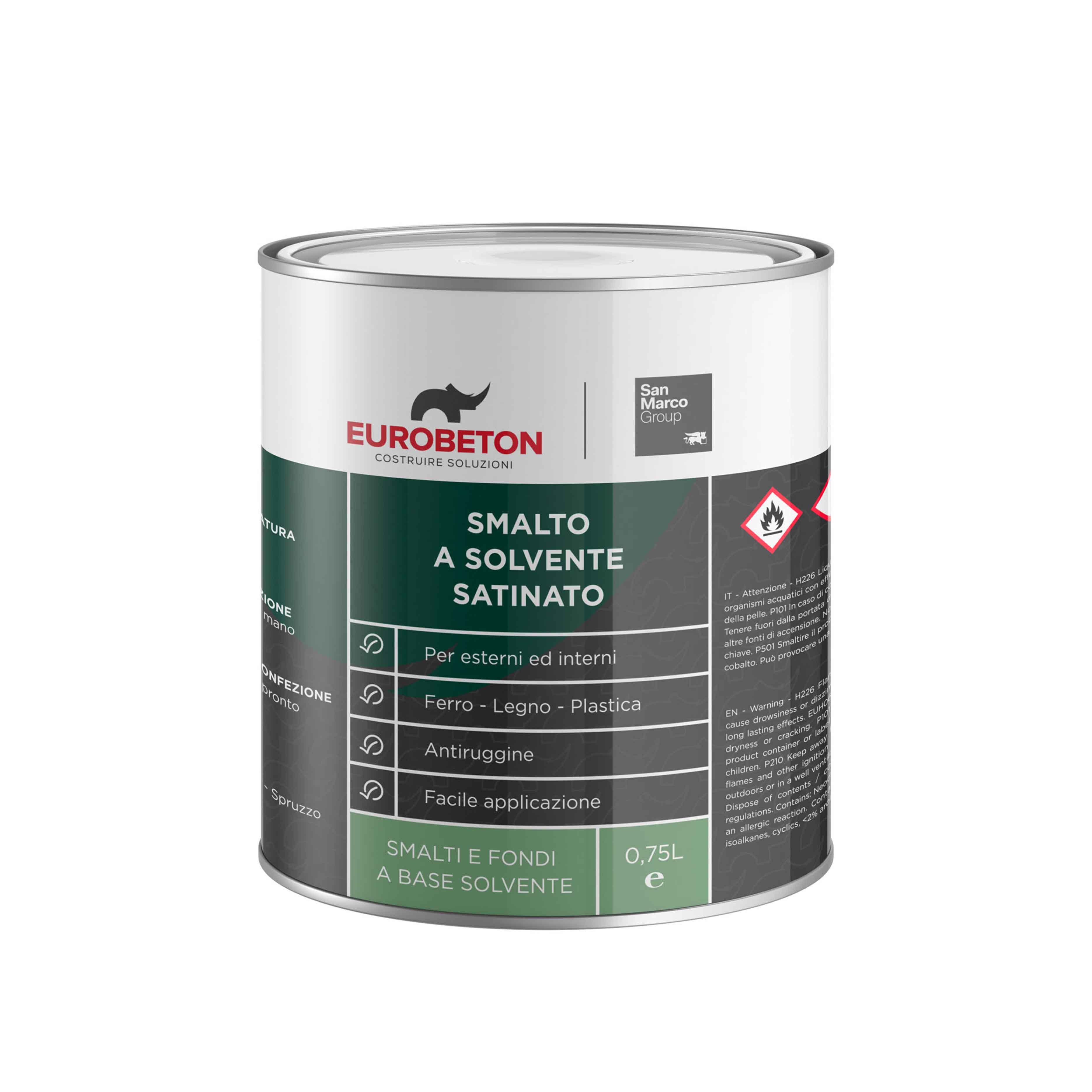 SMALTO A SOLVENTE SATINATO