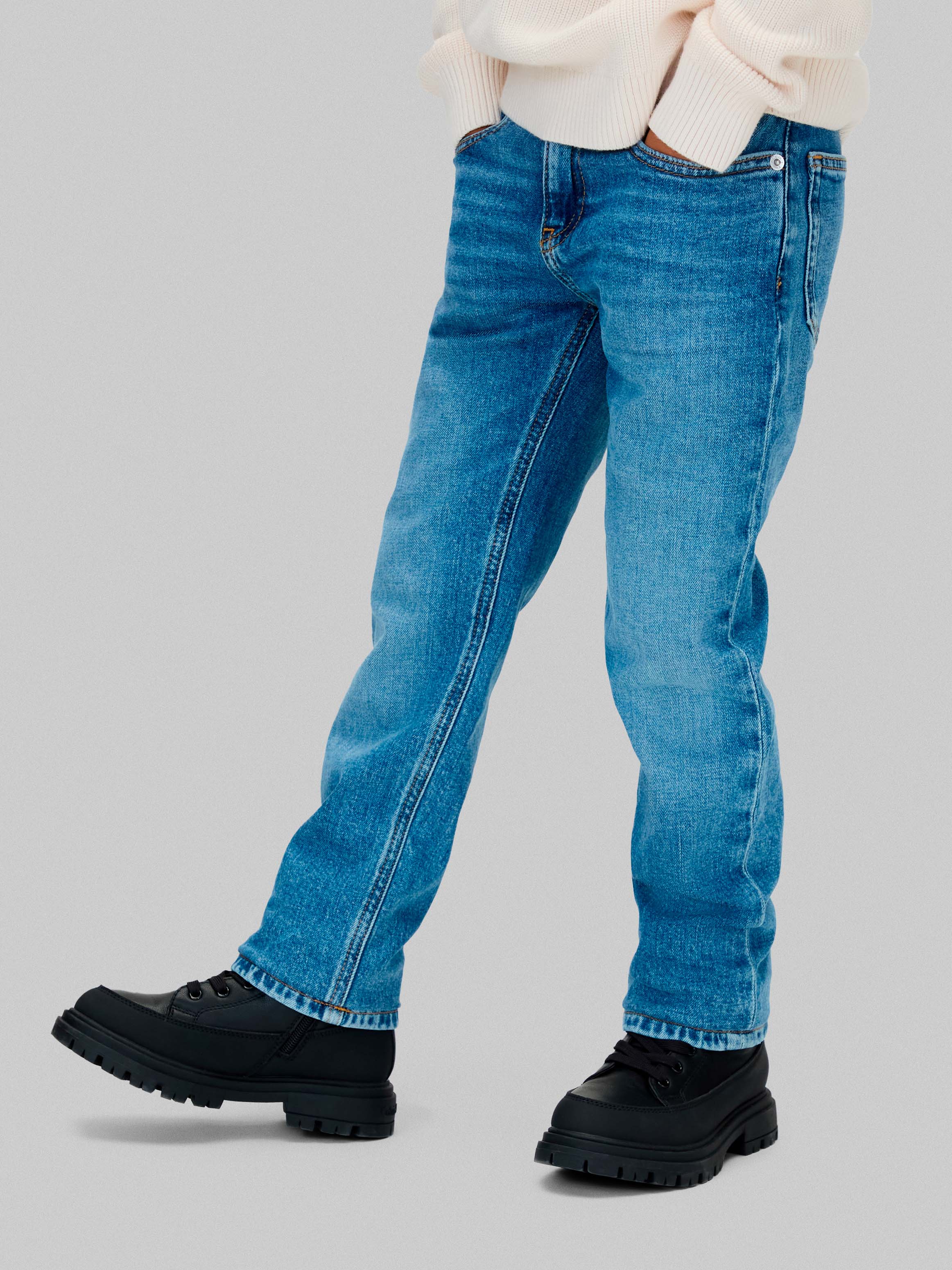 Jeans Calvin Klein regular fit lavaggio medio stone washed