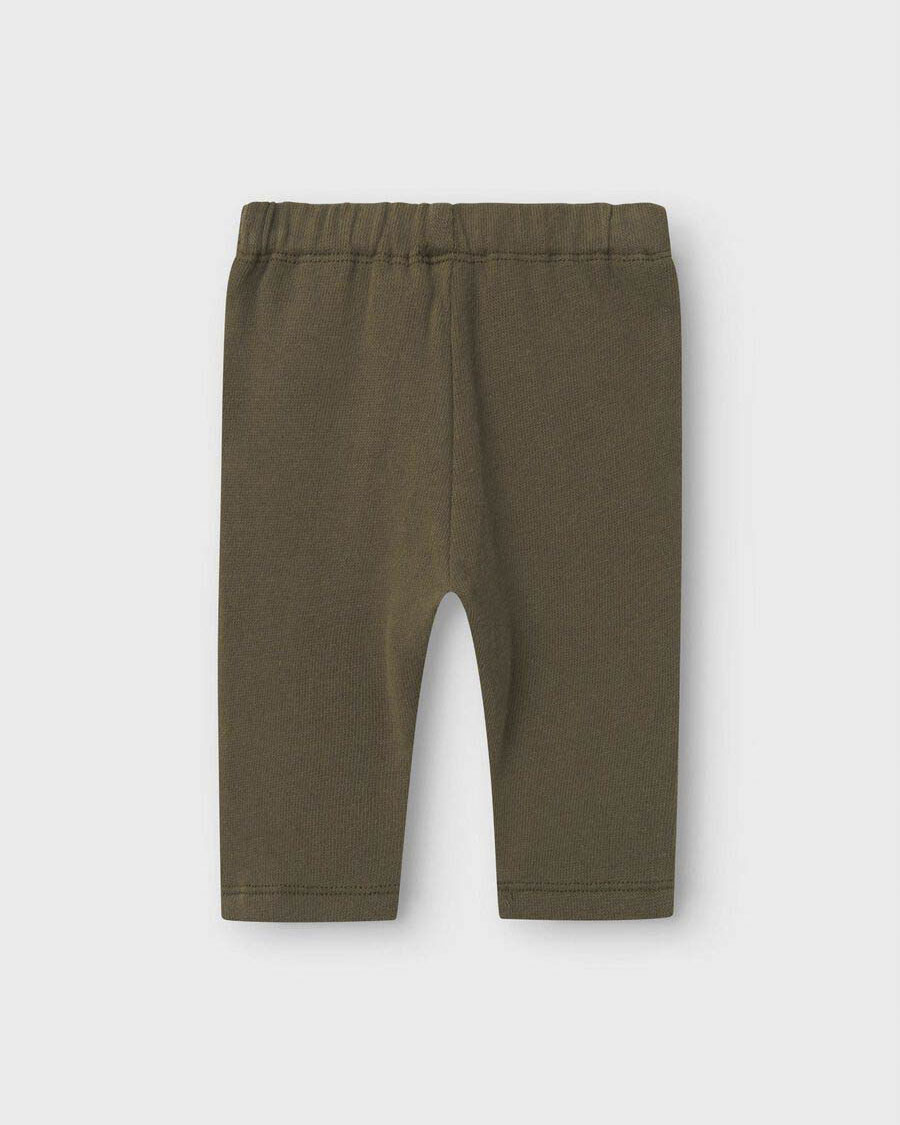 Pantalone Lil'Atelier verde militare in misto cotone con coulisse image