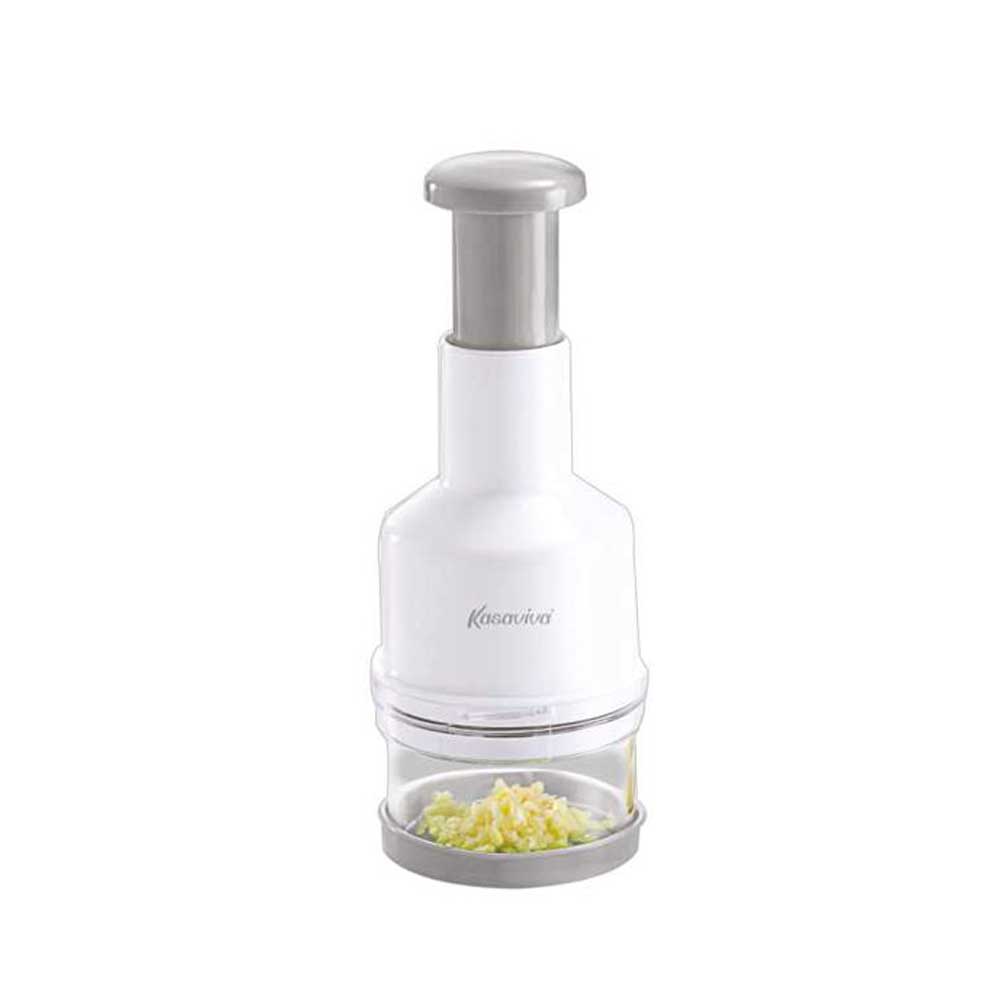 Kasaviva Sminuzzatore A Pressione Homey Con Lame In Acciaio Inox Colore Bianco