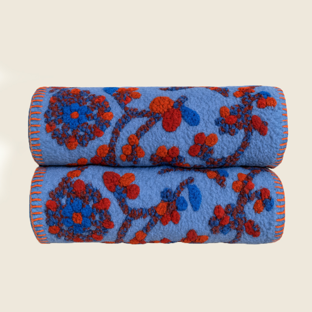 Coperta Divano Morbida 150x200 Cm - Plaid Caldo Arancione, Cotone Misto, Lavabile - Foto 3