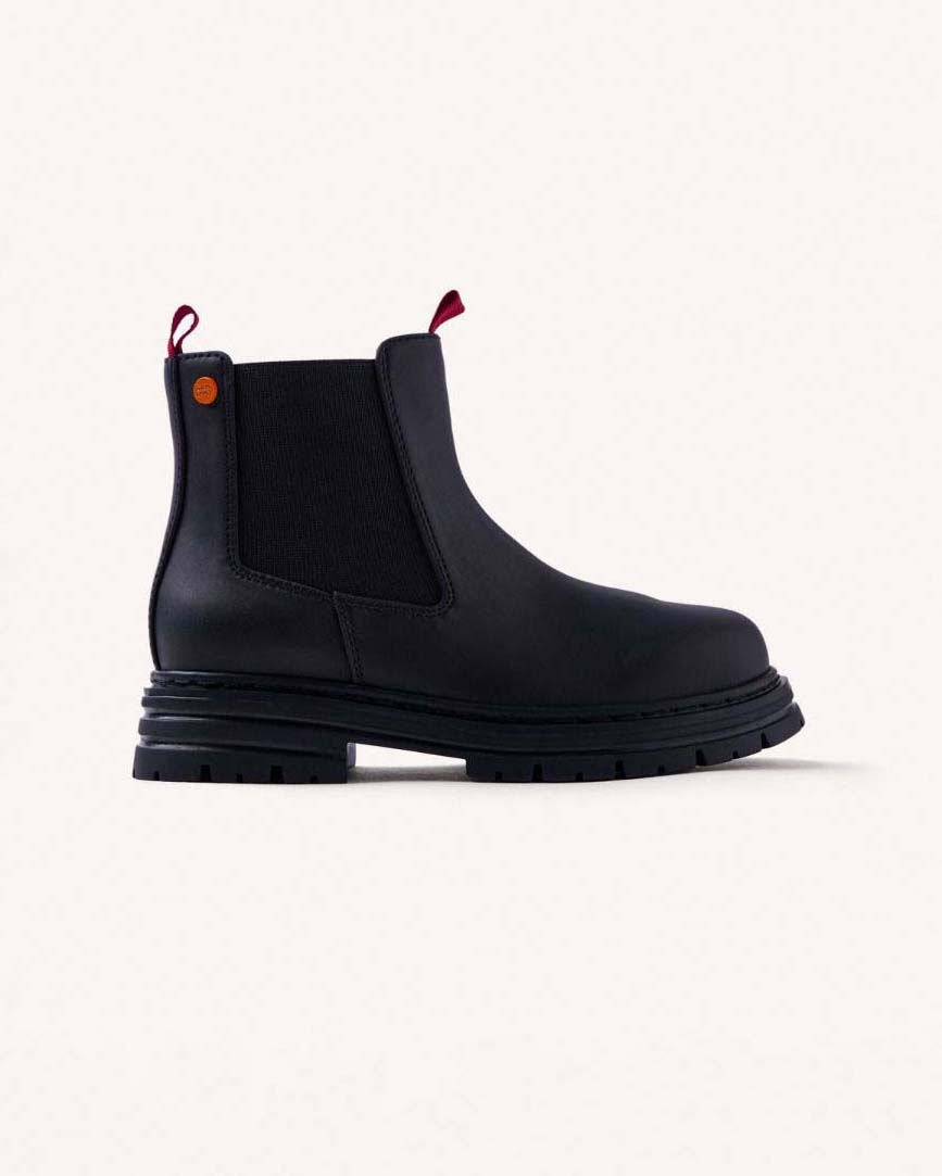 Stivaletti Chelsea Gioseppo con elastico sul lato esterno del gambale e suola track