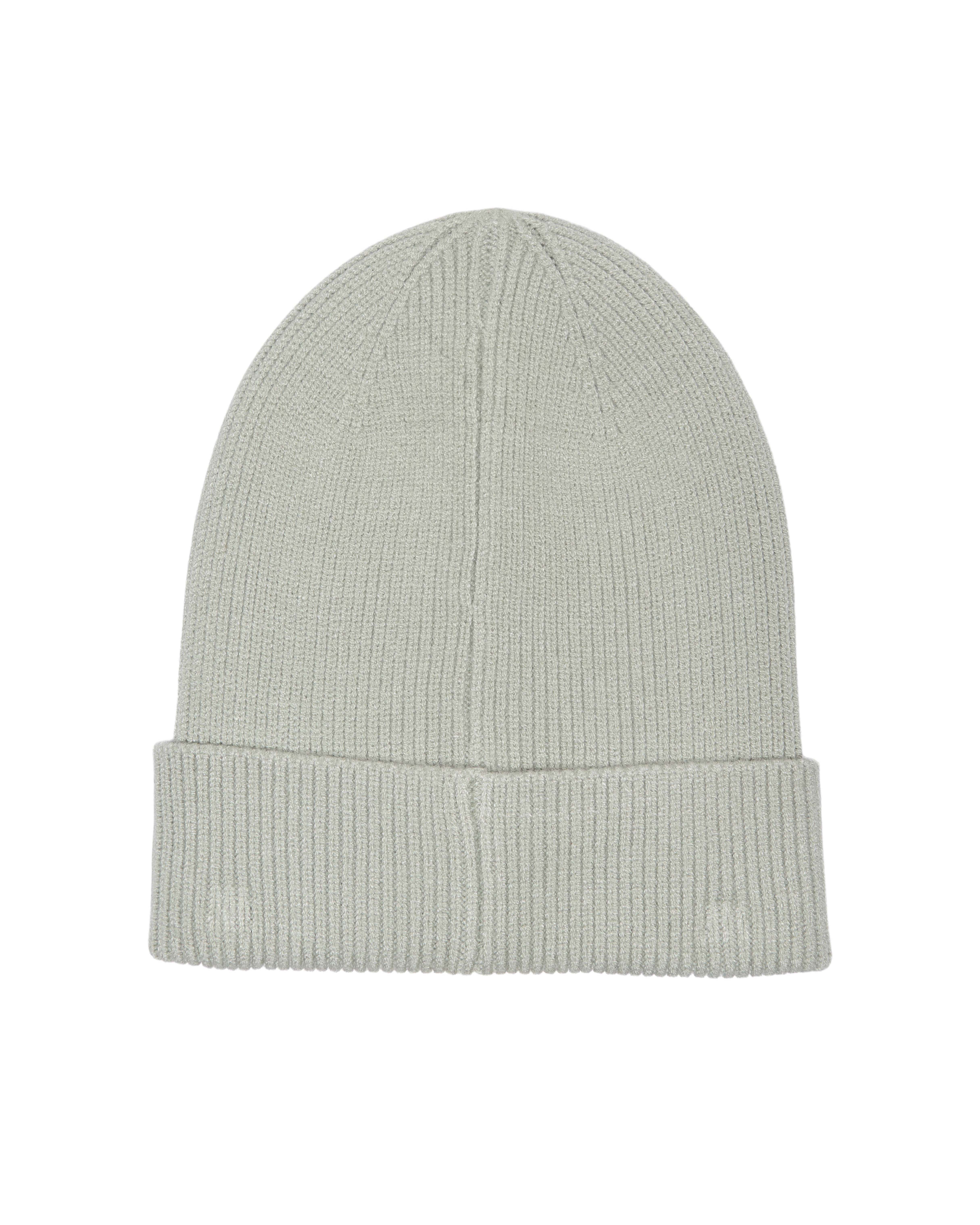 Berretto con risvolto Kids Only verde salvia a costine image